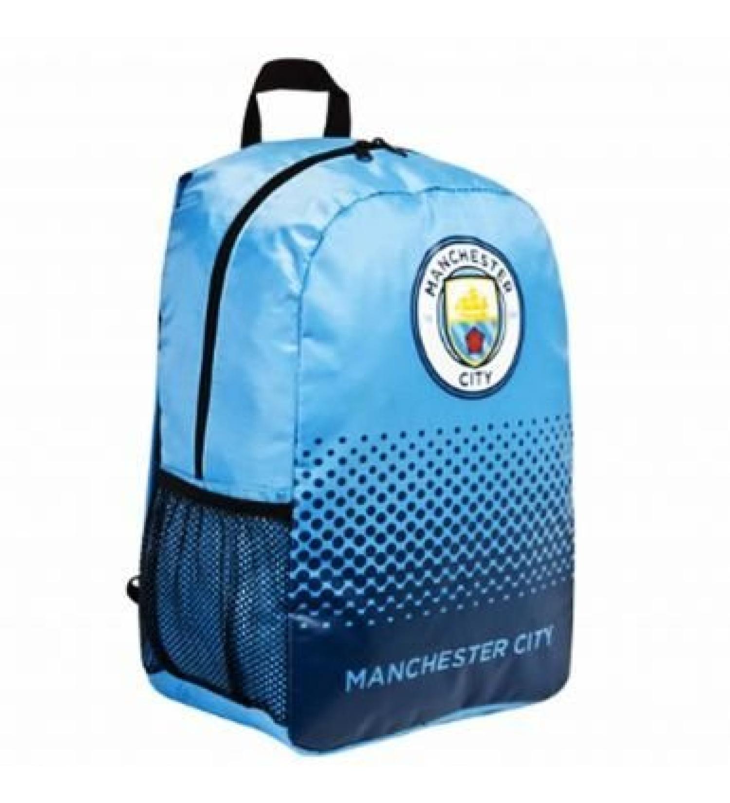 Official Manchester City Crest Backpack | Stylish Durable & Perfect for Fans | Free International Shipping - Buy Online on GoSupps.com