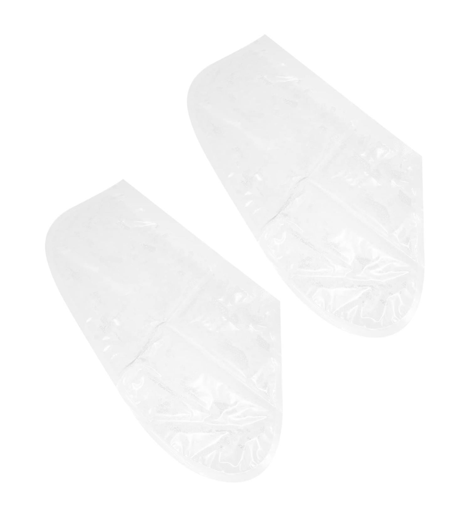 FOMIYES 4 Pairs Footsticker Foot Mask Sandwich Container Cracked Heel Repair Cracked Heel Socks Effective Foot Masks Toe Dividers for Nail Polish Peeling Hydrating White Abs Accessories - Buy Online on GoSupps.com