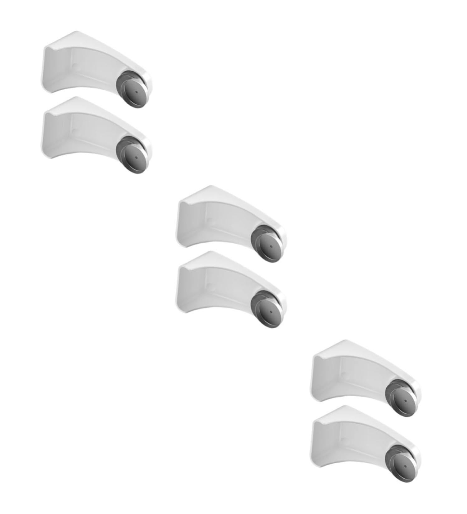 Ciieeo 6 Pcs Bathroom Soap Holder Hanger Holder Bottle Drying Rack Hanger Holder Hooks Poker Chips Earrings Hooks Soap Rack Soap Box Attraction White - Buy Online on GoSupps.com