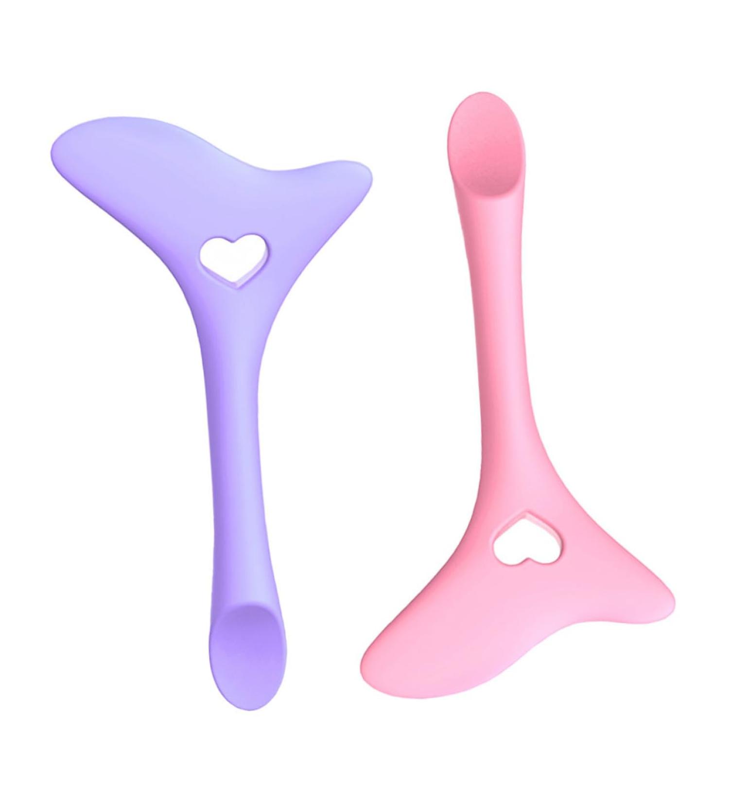 POPETPOP 2pi ces Applicateurs Silicone Pour Visage Et Eyeliner Outils Au Maquillage Multifonctionnels moyen couleur assortie - Buy Online on GoSupps.com