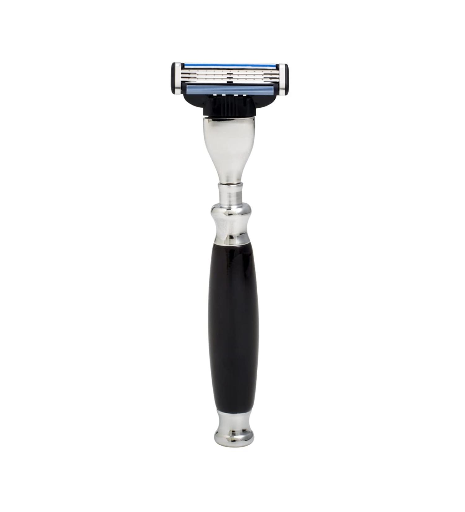 Union Razors SS3RZ Razor with Black Wood Handle - Premium Quality Shaving Solution 1 Count - Perfect for a Smooth Shave - Buy Online on GoSupps.com