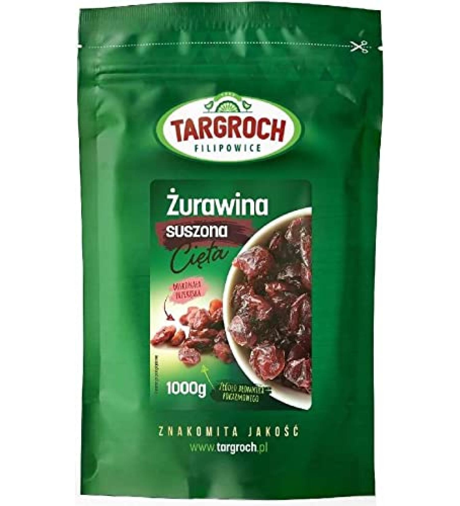 Dried cranberries (cut) 1000 g Targroch