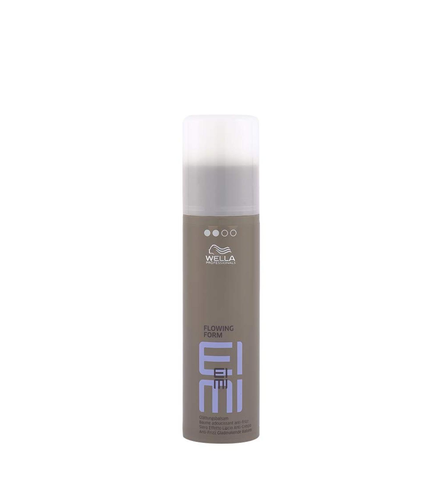 Wella Professionals Eimi Flowing Form - smoothing balm against Frizz - Heat protection spray against drying out in styling - elastic support with natural jumping power - 1 x 100 ml