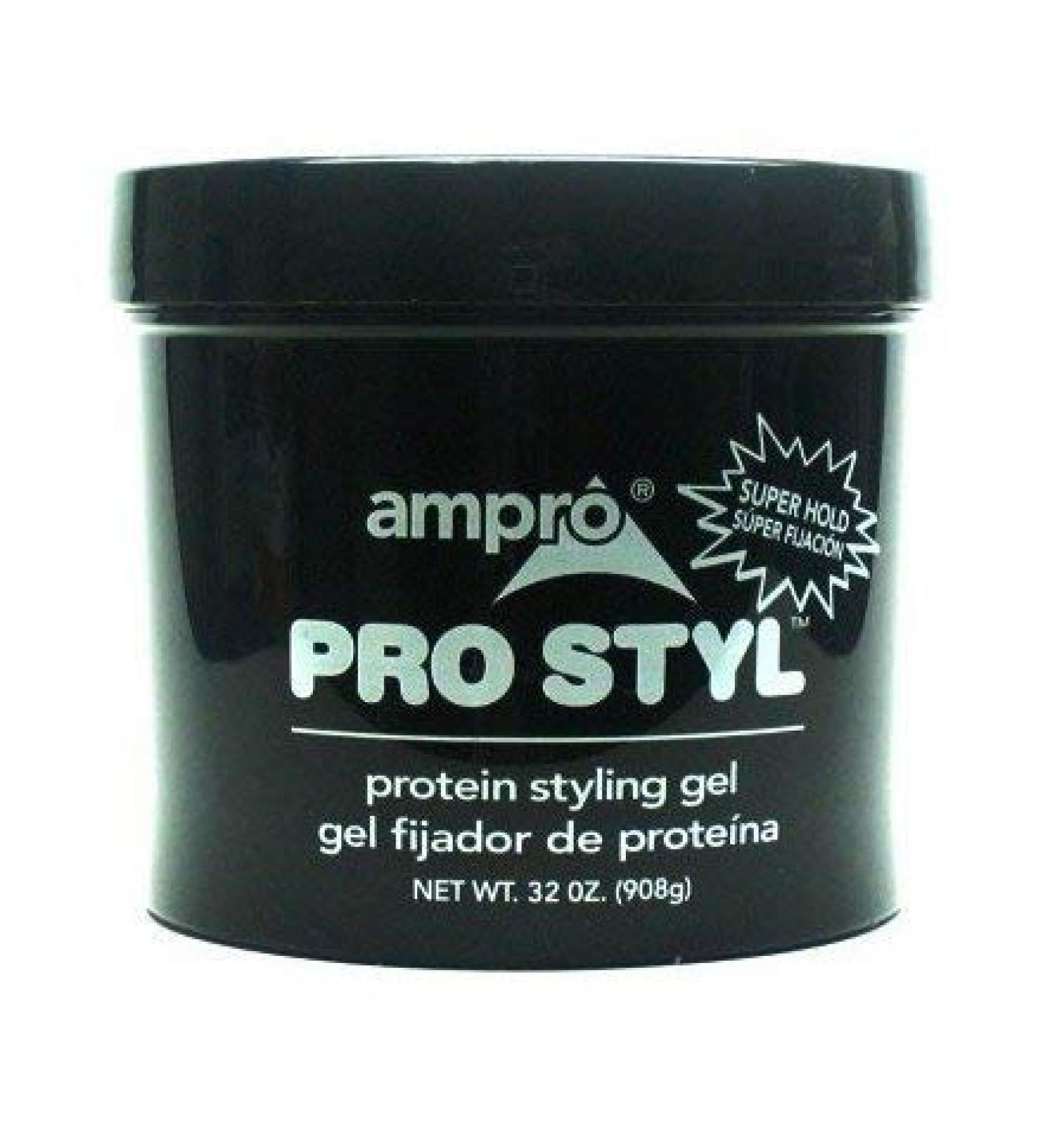 Ampro Pro Styl Protein Styling Gel  Super Hold  32 oz.