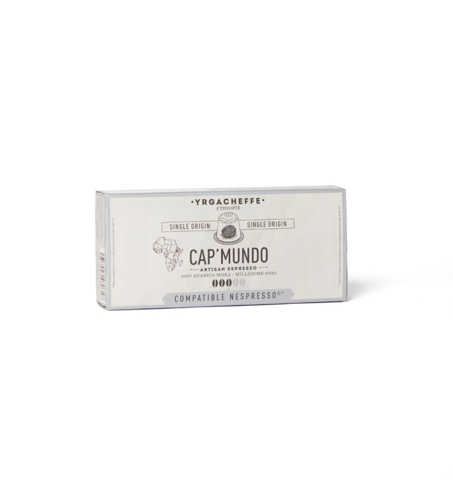 CAP MUNDO Coffee Capsules "Yrgacheffe" | 10 capsules | Compatible with Nespresso machines