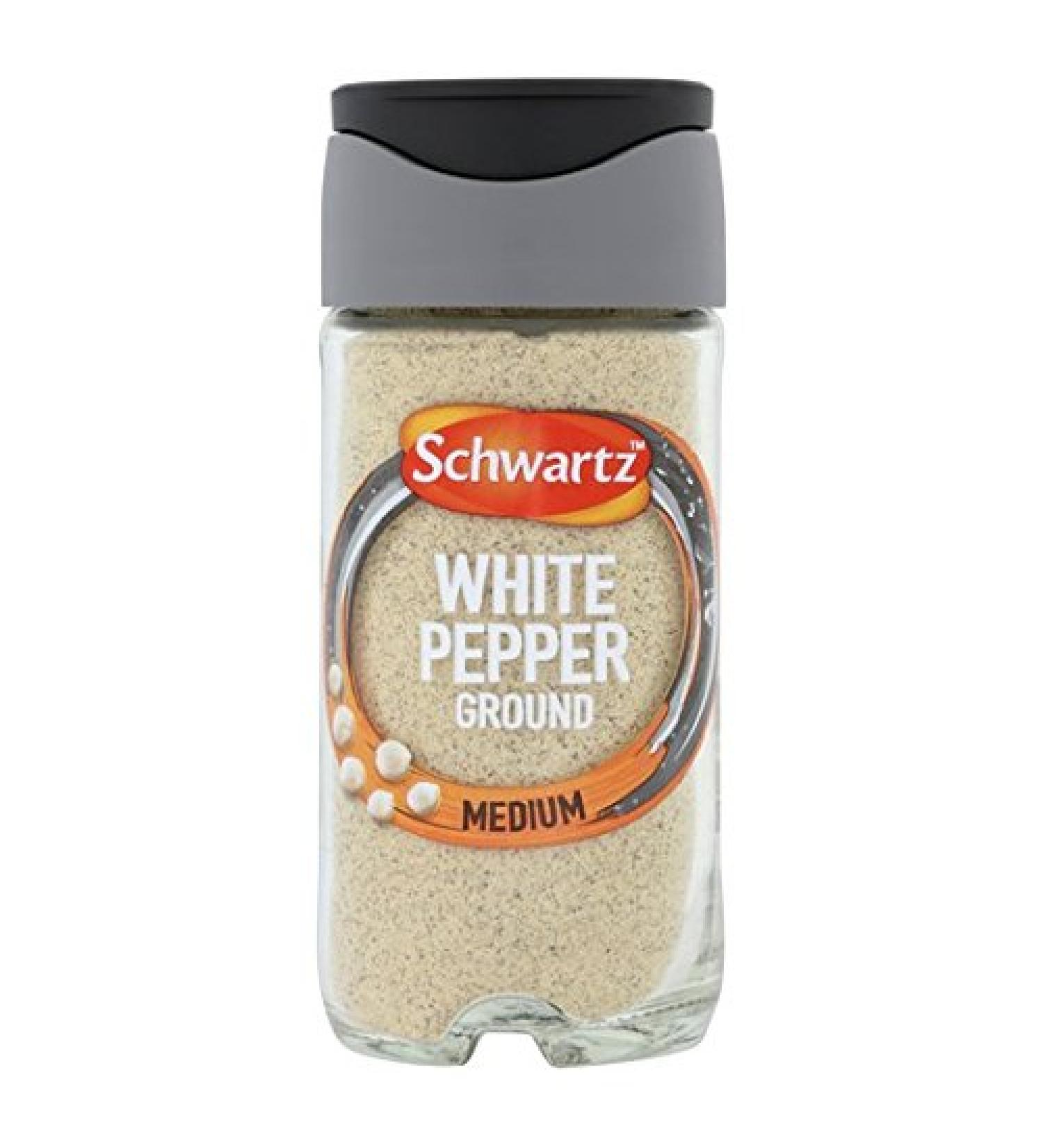 Schwartz Schwartz Ground White Pepper 34g