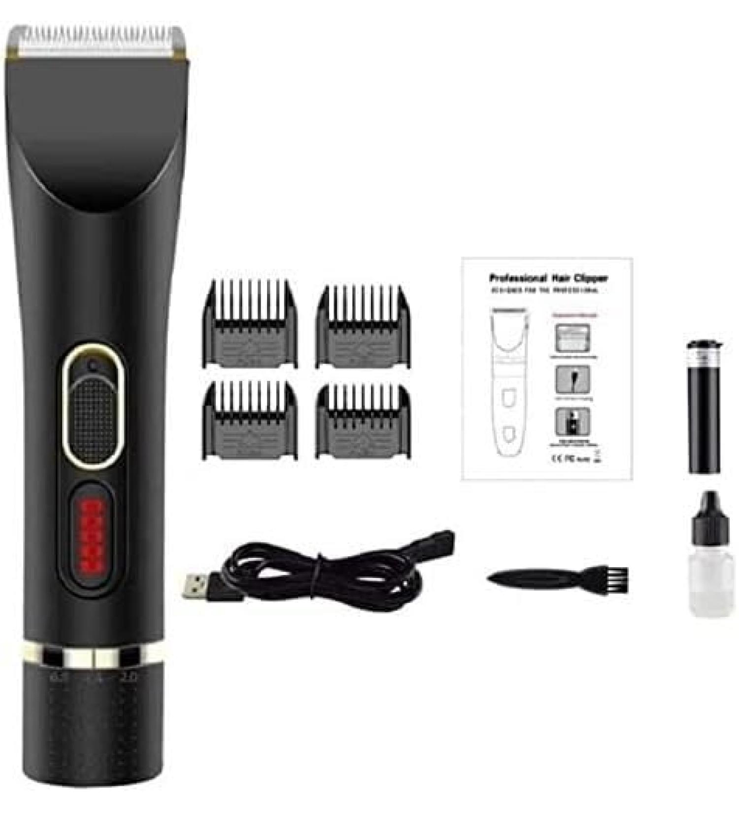 Professional Hair Clipper & Beard Trimmer for Men - Cordless Grooming Tool for Hair Nose Ear Mustache & Body - Buy Online on GoSupps.com