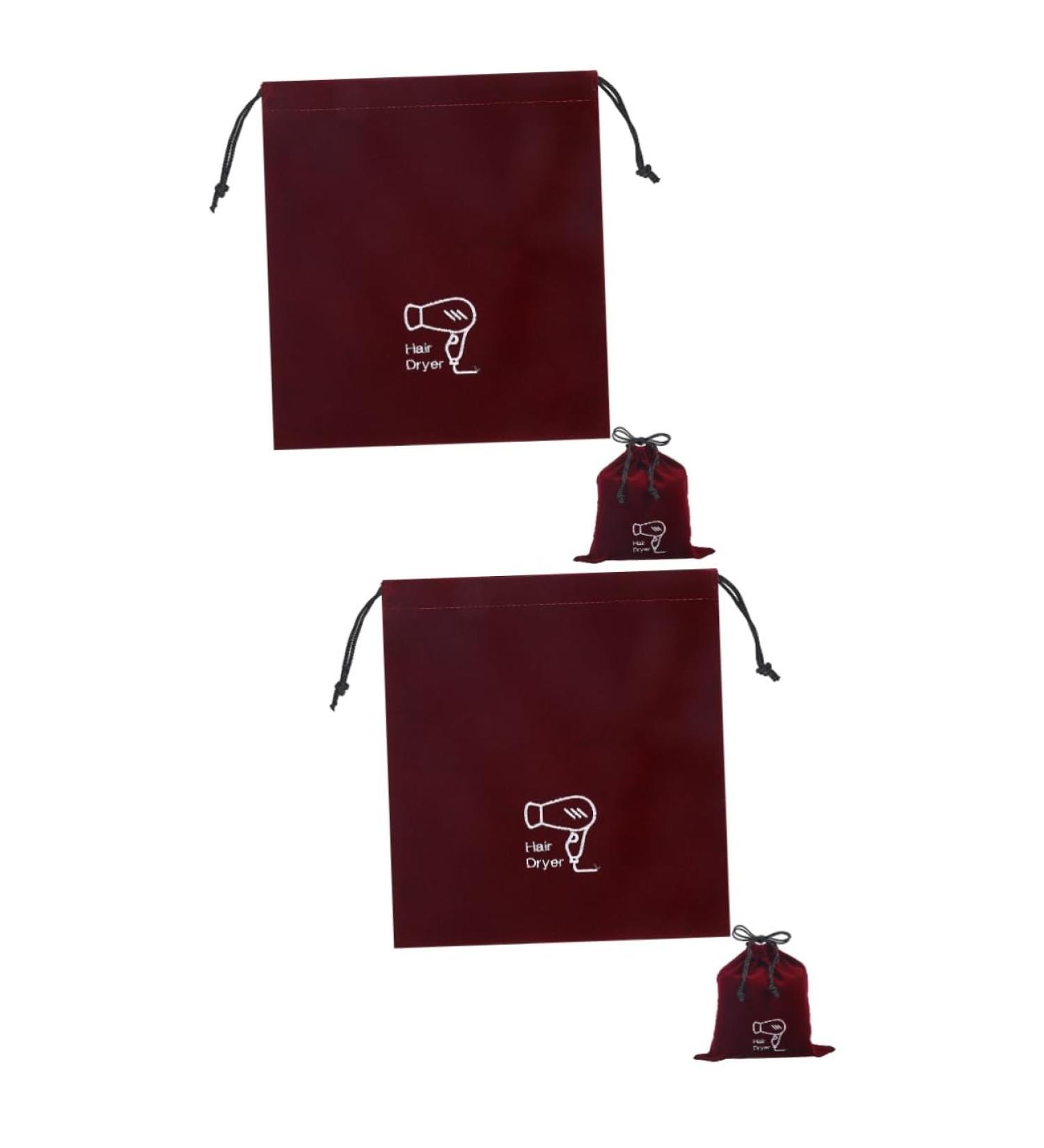 FOMIYES 2pcs Drawstring Pockets Hair Dryer Bag Pouch Drawstring Bags Packaging Bags Bags Blow Dryer Bag Hair Dryer Organizer Wrapping Bags Hairdryer Bag Drawstring Hair Dryer Storage 30.00X26.50X0.10CMx2pcs As Shownx2pcs - Buy Online on GoSupps.com