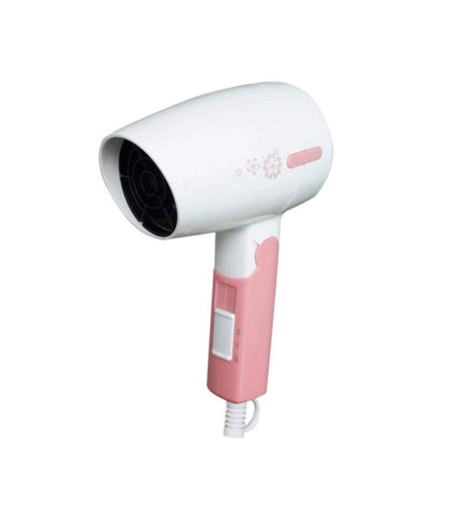 1000W Travel Hair Dryer Mini Hair Dryer Saving Time Small and Portable Easy to Carry Handle Foldable Hair Dryer/Pink - Buy Online on GoSupps.com