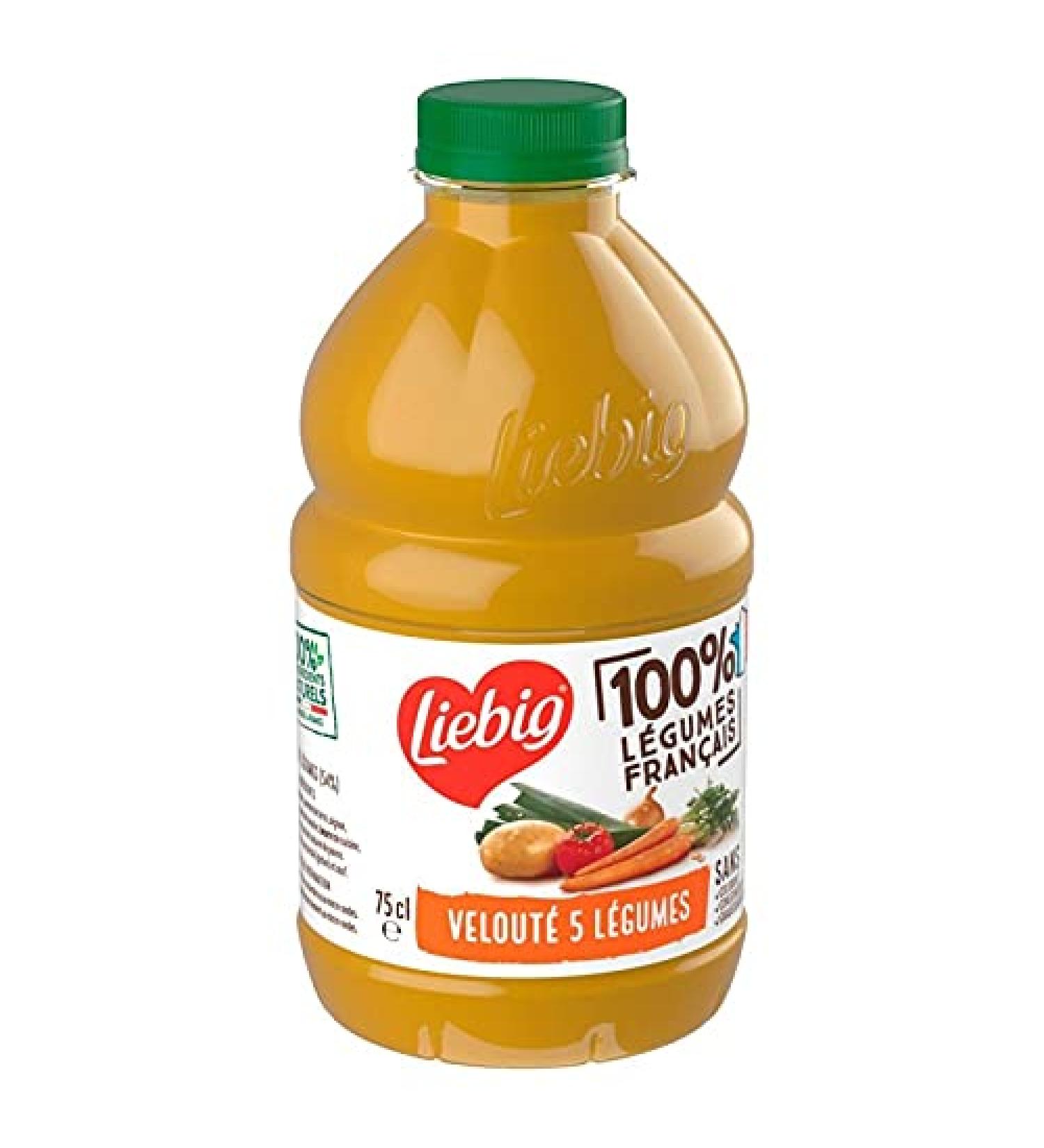  Epicerie sal e LIEBIG - 5 Vegetable Velout (Carrots Leeks Onions) 75cl - (Pack of 4) - Buy Online on GoSupps.com