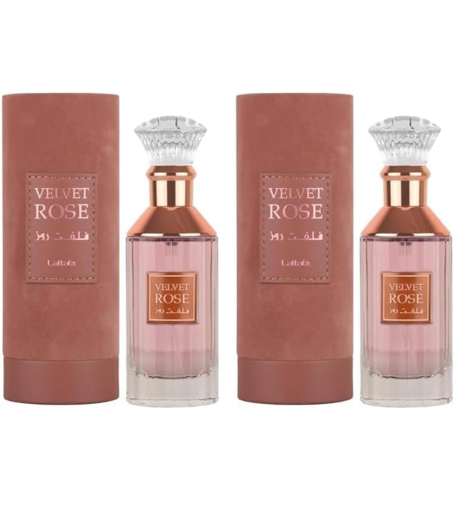 Lattafa Perfumes Velvet Rose for Unisex Eau de Parfum Spray 3.4 Ounce (Pack of 2) Velvet Rose 3.4 Ounce (Pack of 2) - Buy Online on GoSupps.com