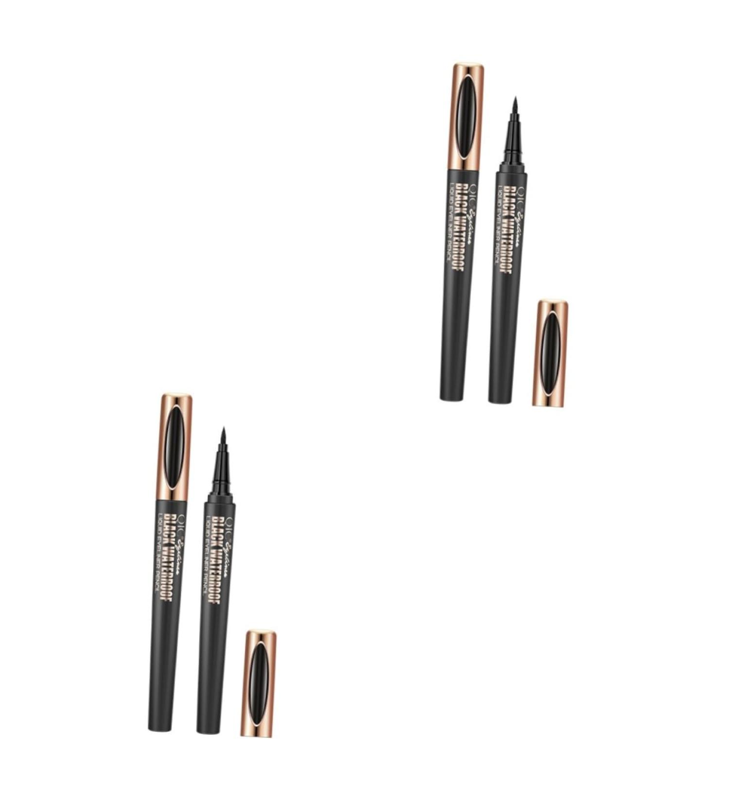 Balacoo 4 Pcs Makeup Eyeliner Stamp Eyeliner Ink Liner Makeup Eye Beauty Pens Retouching Pen No Smudge 1 count (Pack of 1) As Shownx2pcs - Buy Online on GoSupps.com