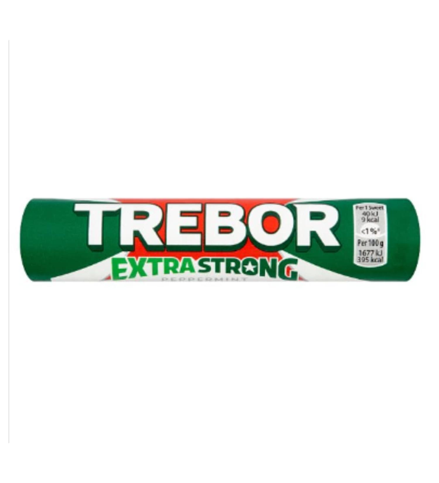 Trebor Extra Strength Peppermint Rolls - 40 Count - 1.4 oz