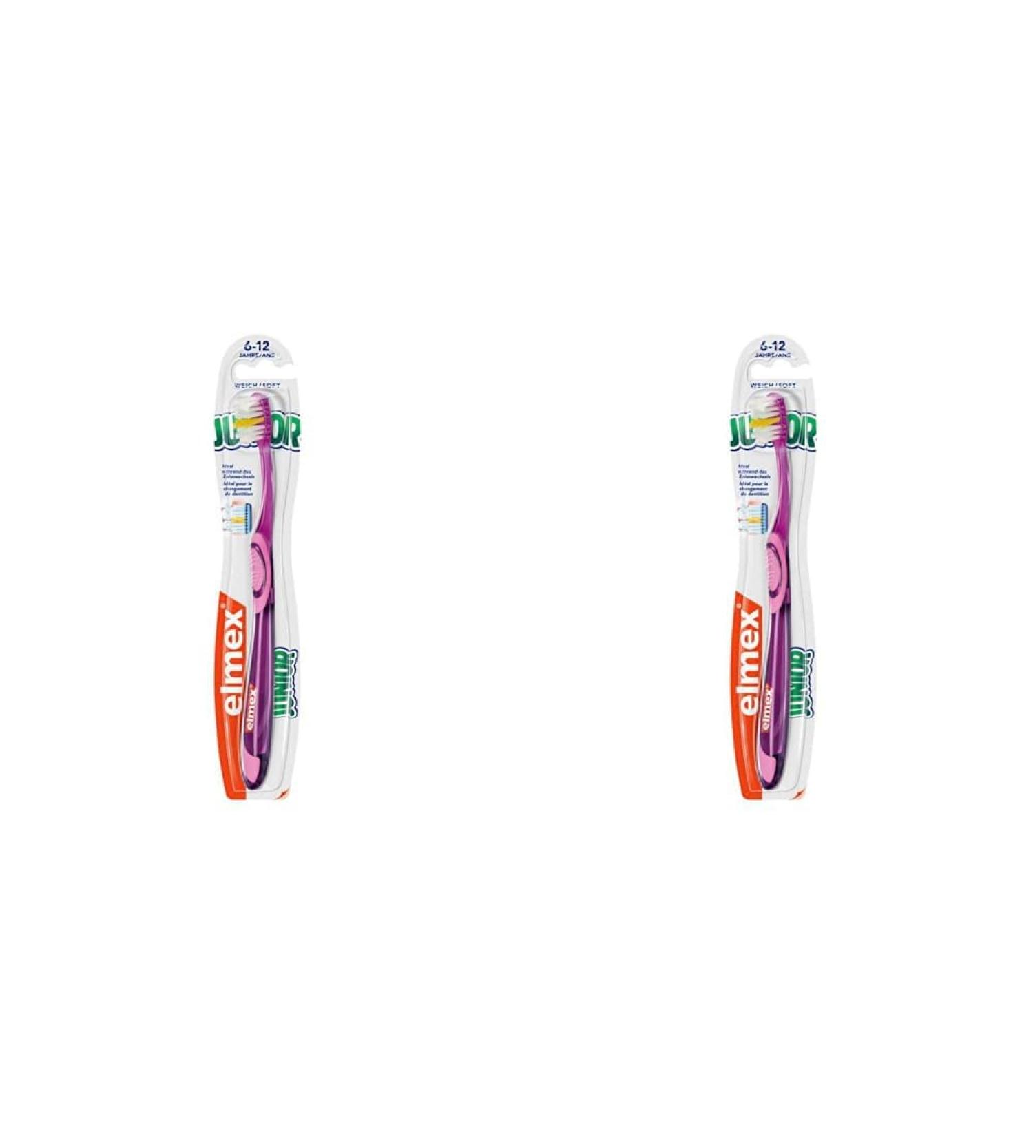 Elmex Junior Toothbrush 1 piece color-sorted (pack of 2) 140 pieces (pack of 2)