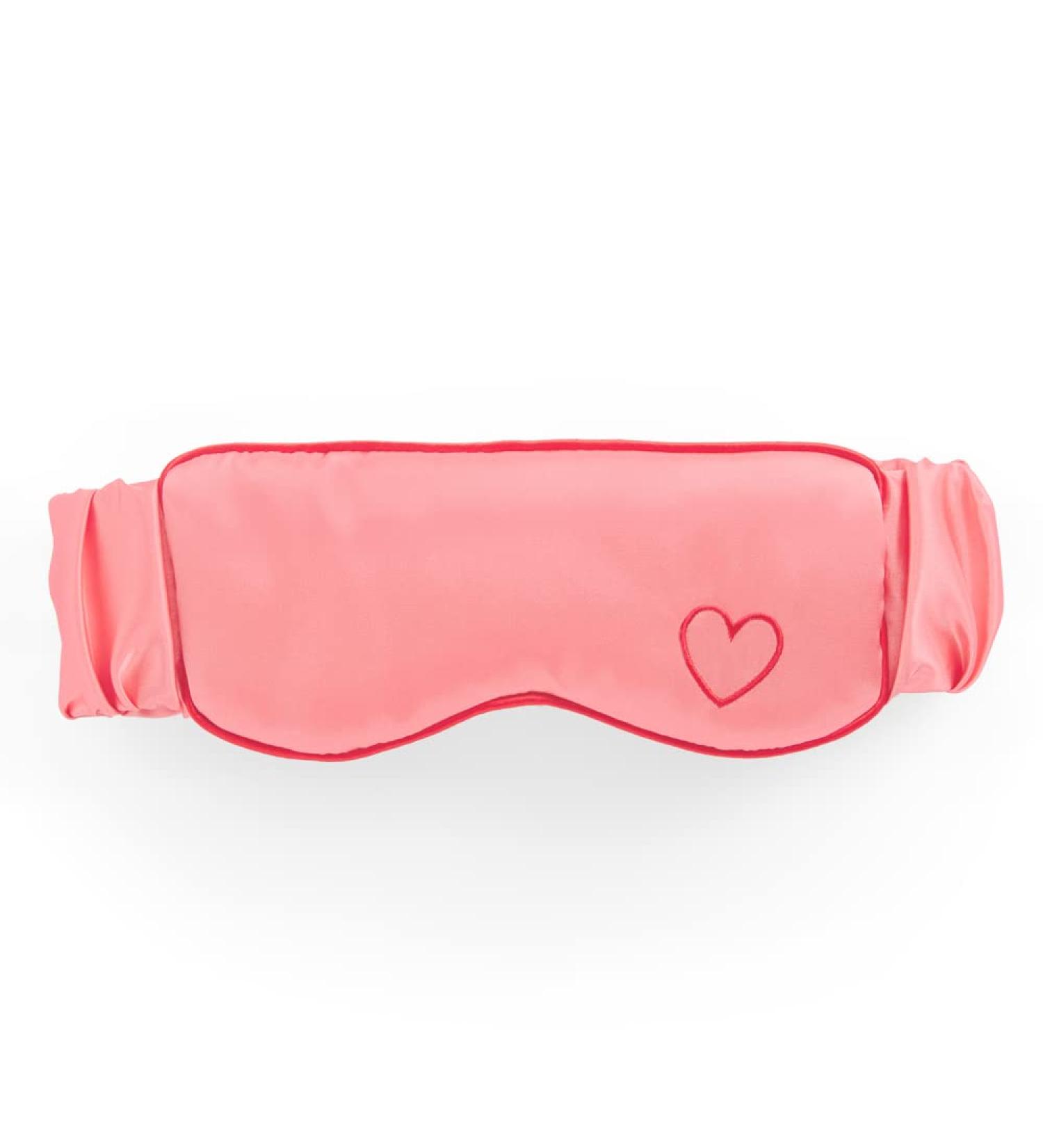 XO Fetti Pink Heart Embroidered Eye Mask | Bridesmaid Favor, Bachelorette Party Gift, Birthday Girl Supplies, Valentine's Day - Buy Online on GoSupps.com