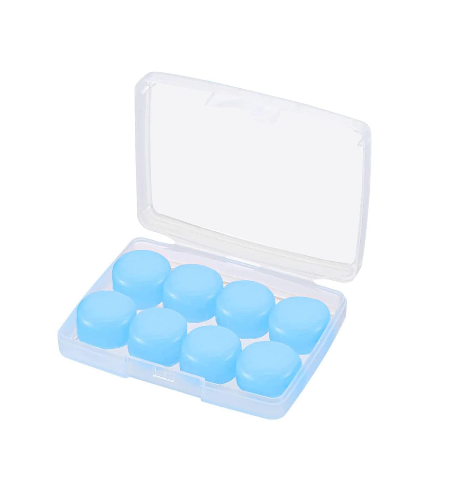 Silicone Ear Plugs for Sleeping Swimming Sound Blocking Reduction Noise with Shooting  Airplanes  Concerts  Mowing