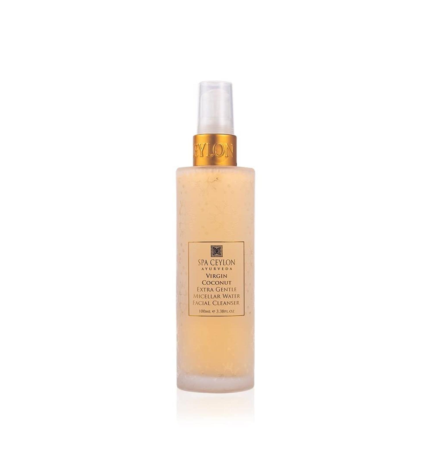 SPA CEYLON Virgin Coconut Extra Gentle Micellar Water Facial Cleanser - 100ml | Buy Internationally for Glowing Skin - Buy Online on GoSupps.com