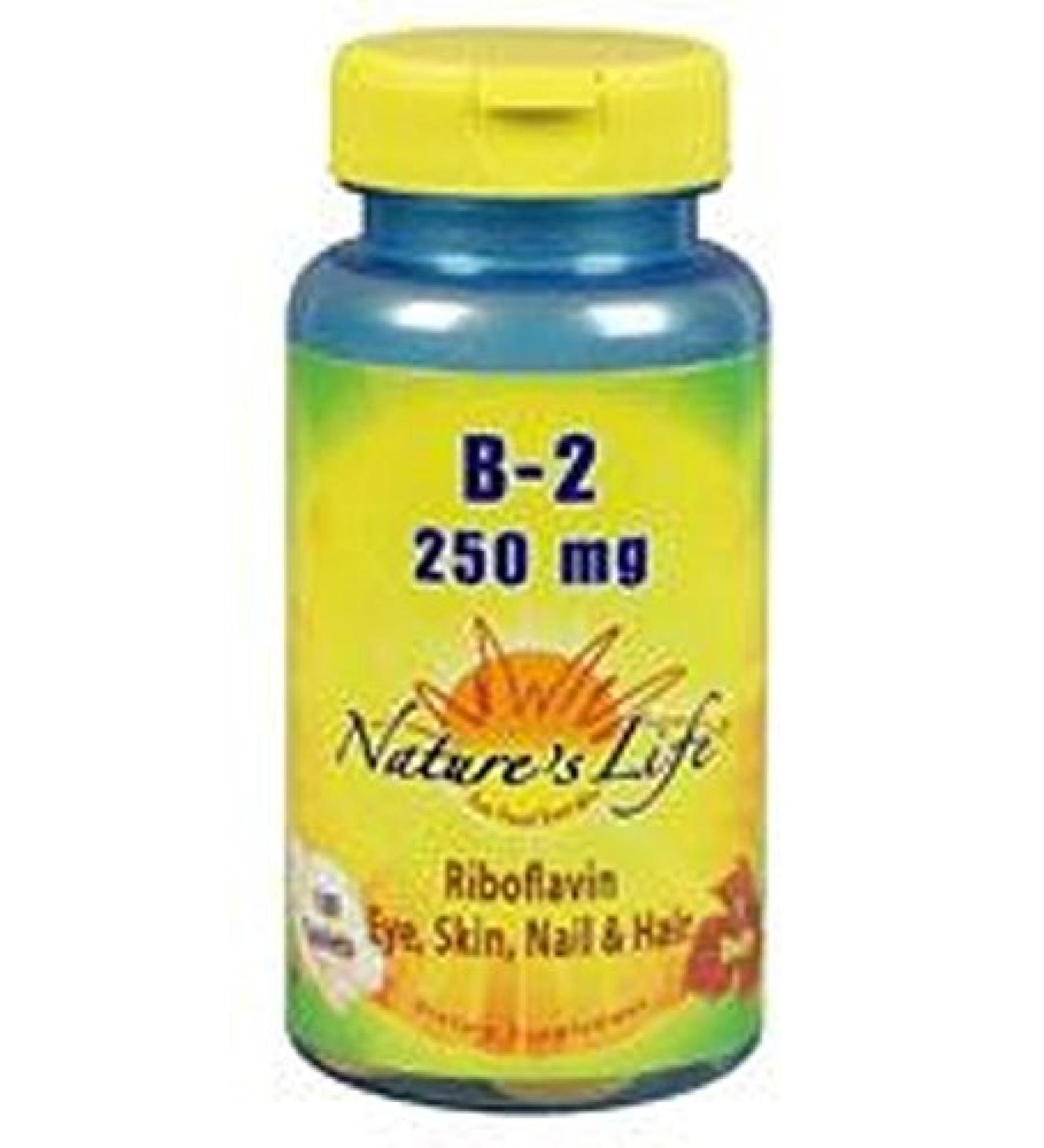 Vitamin B-2 250mg - Vegetarian, Yeast-Free - 100 - Tablet