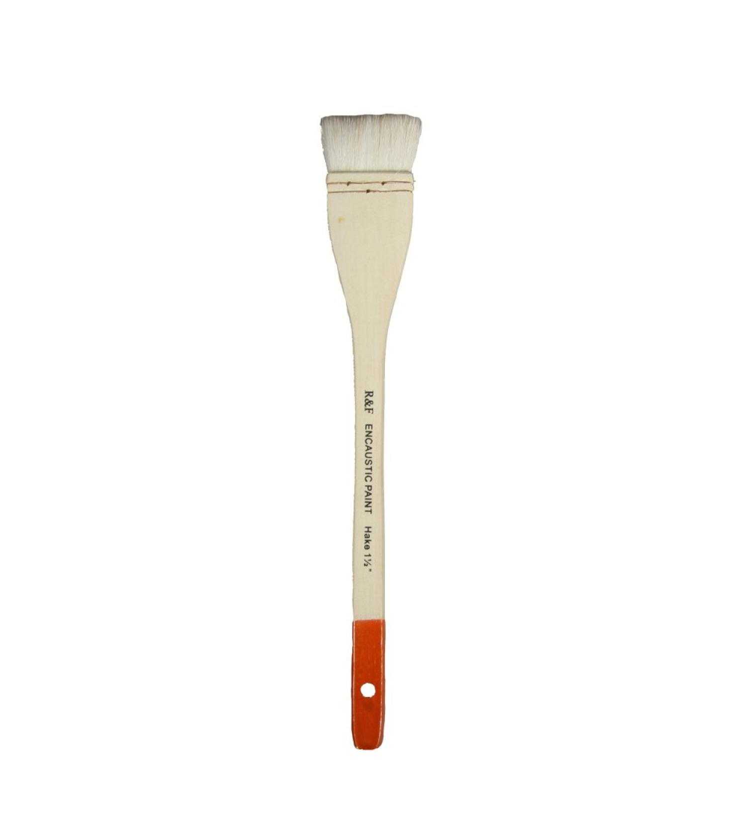 R&F Handmade Paints Hake Encaustic Brush  1.5-Inch