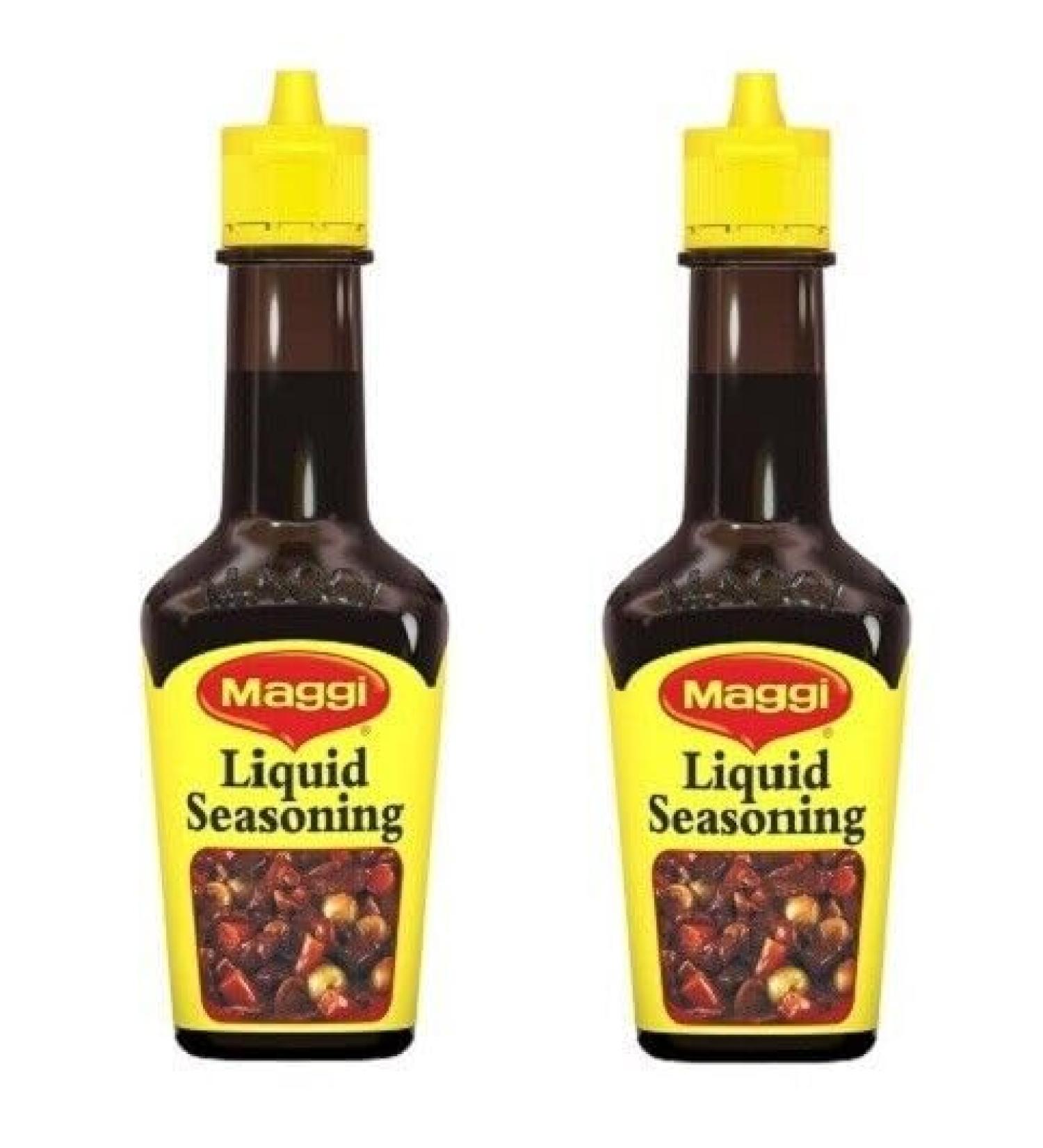 Maggi Standard Liquid Seasoning | Aromatic Liquid Flavouring | Food Flavour Enhancer | 100ml (Pack of 2) - Buy Online on GoSupps.com