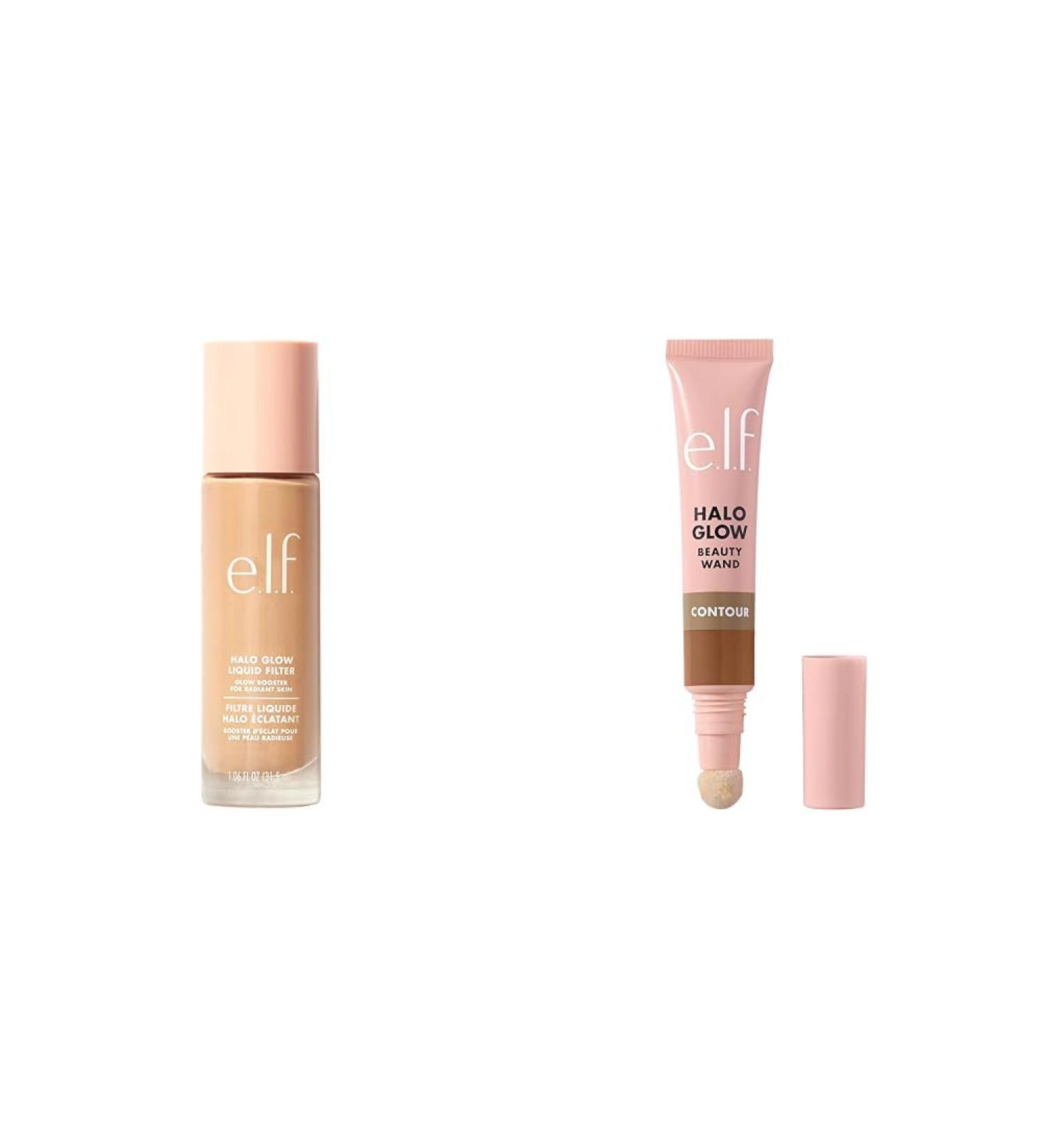 e.l.f. Halo Glow Liquid Filter + Halo Glow Contour Beauty Wand (Liquid Contour Wand) Bundle - Buy Online on GoSupps.com