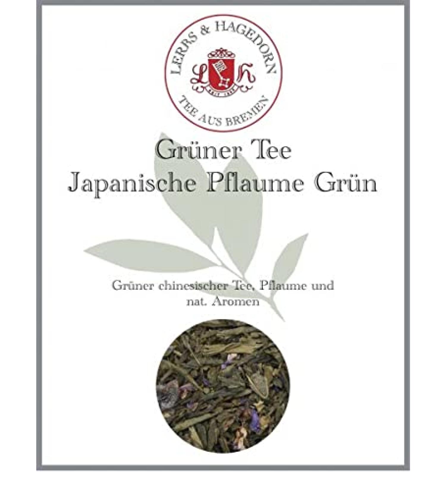  Lerbs & Hagedorn Japanese Green Plum Green Tea 250g - Buy Online on GoSupps.com