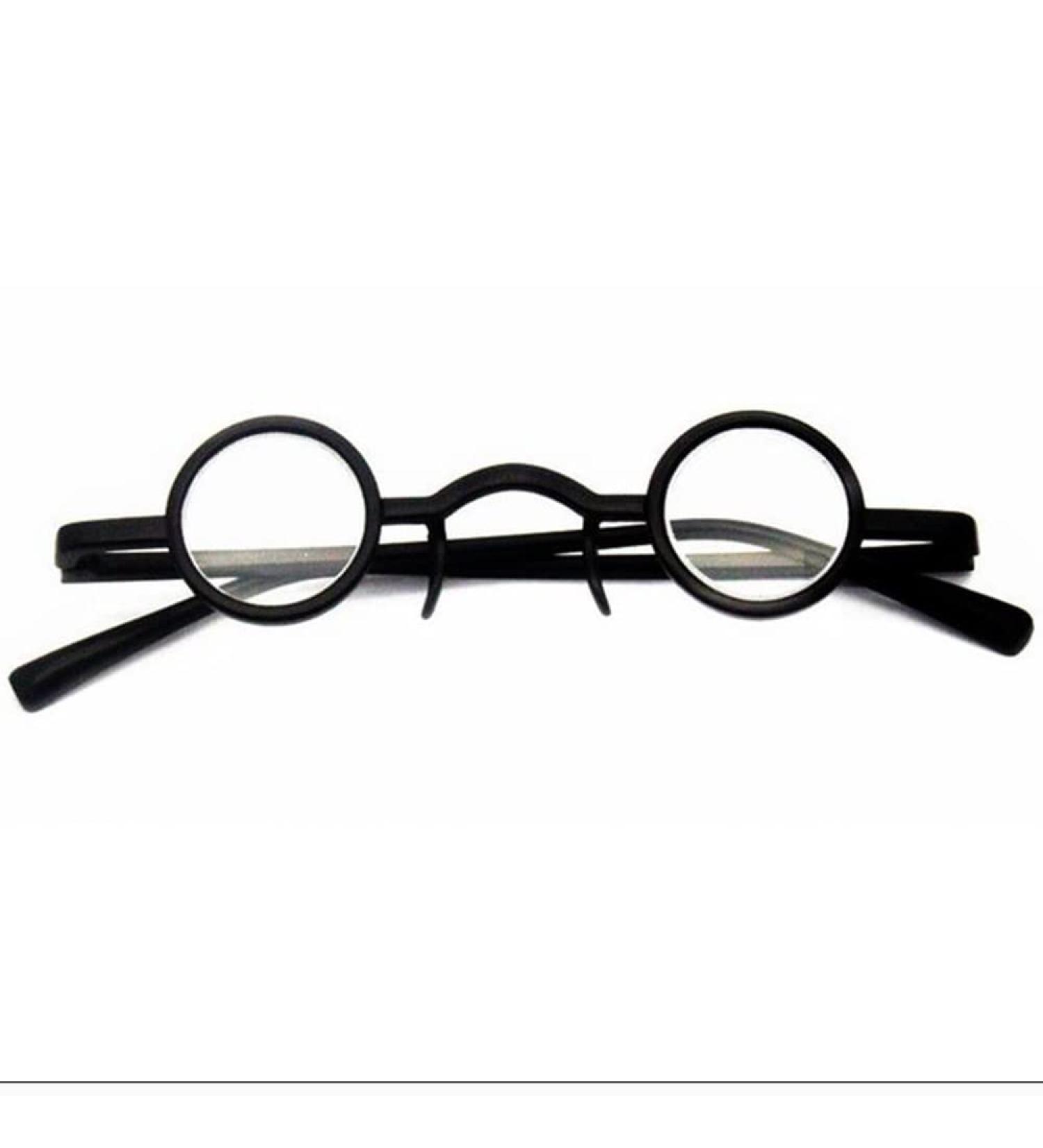 Buli Oval Reading Glasses | Classic Round Computer Glasses for Men | +3.0 Prescription Small Black Glasses - Buy Online on GoSupps.com