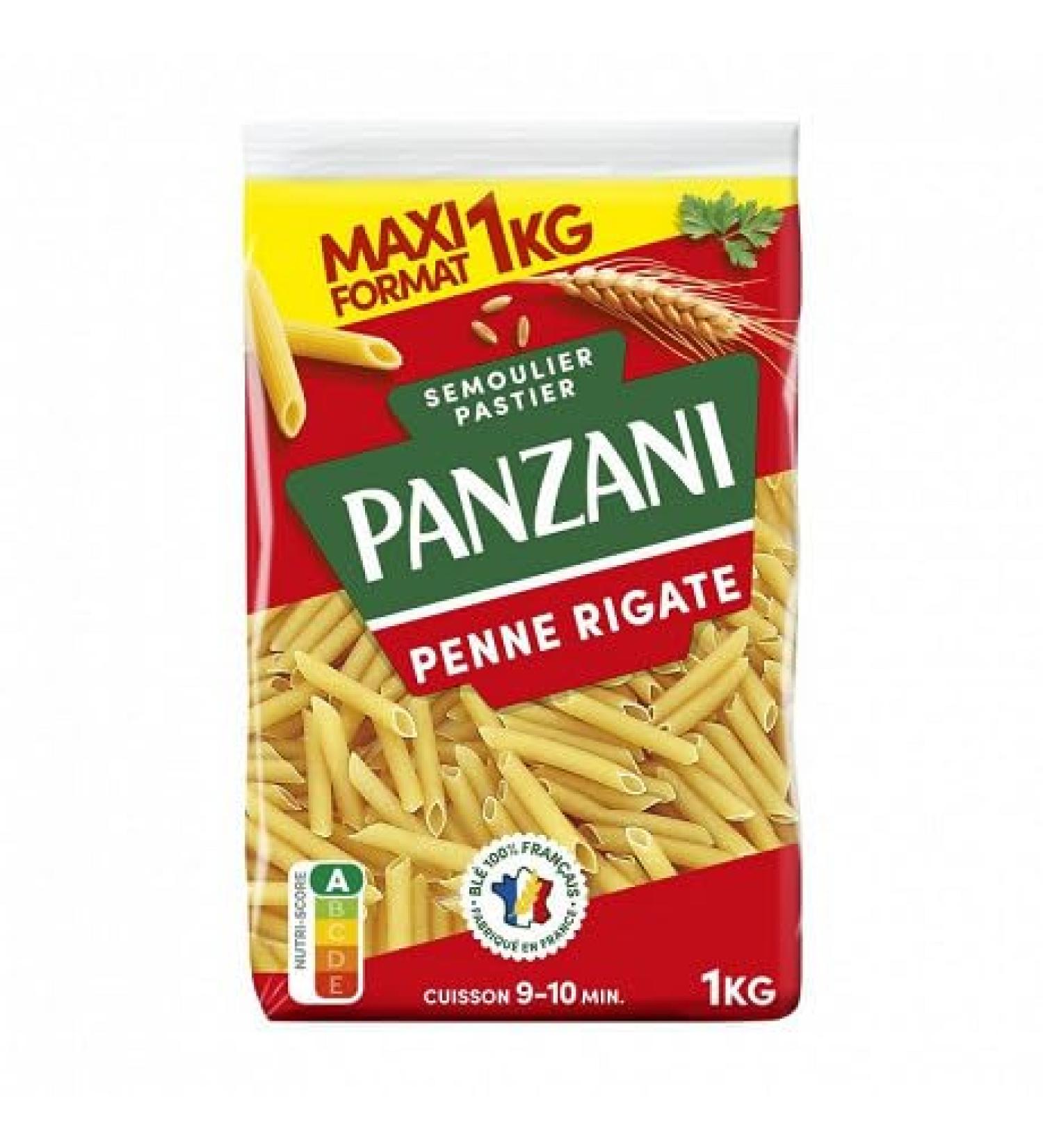 PANZANI | Panzani Fancy Pasta Penne Rigate Cello 1kg | Lot Of (3) | Free delivery