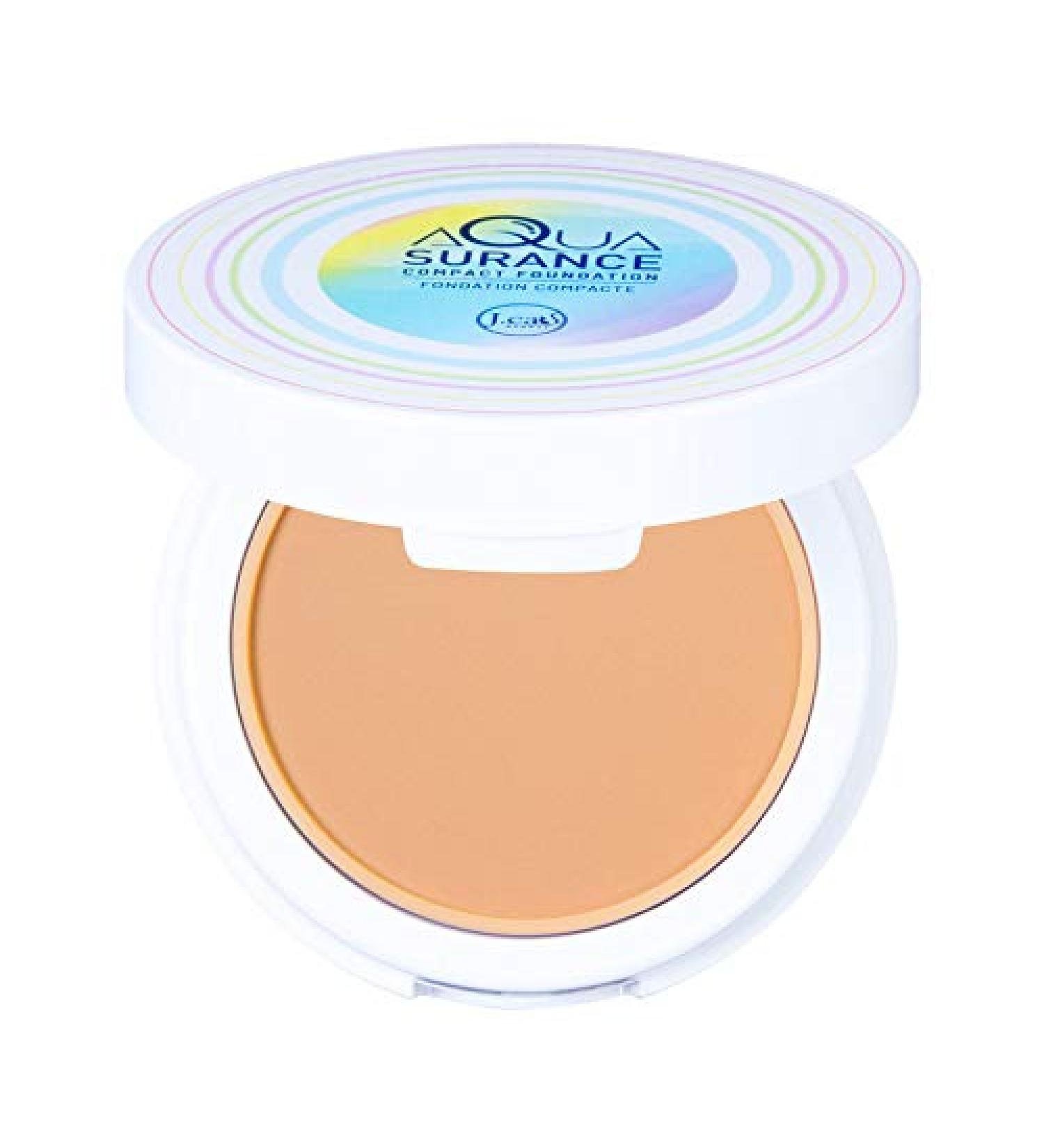 J.Cat Beauty Aquasurance Compact Foundation ACF102 Natural - 0.31 oz (9 g) | Flawless Finish - Buy Online on GoSupps.com