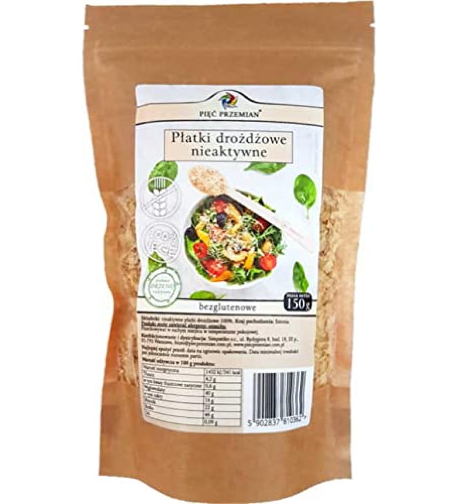 Yeast flakes inactive without gluten 150g Five Changes