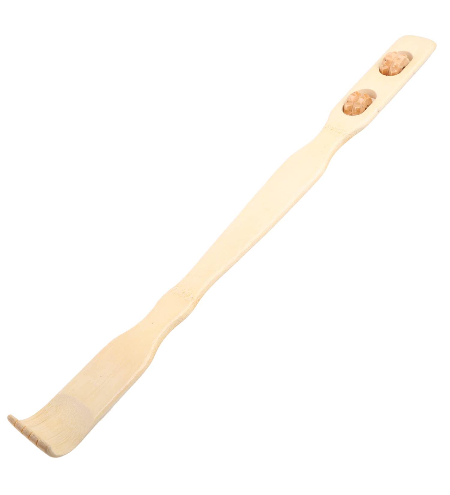 Durable Bamboo Body Roller Stick 1pcs Back Scratcher & Self-Massage Device for Lymph Fluid Relief - Buy Online on GoSupps.com