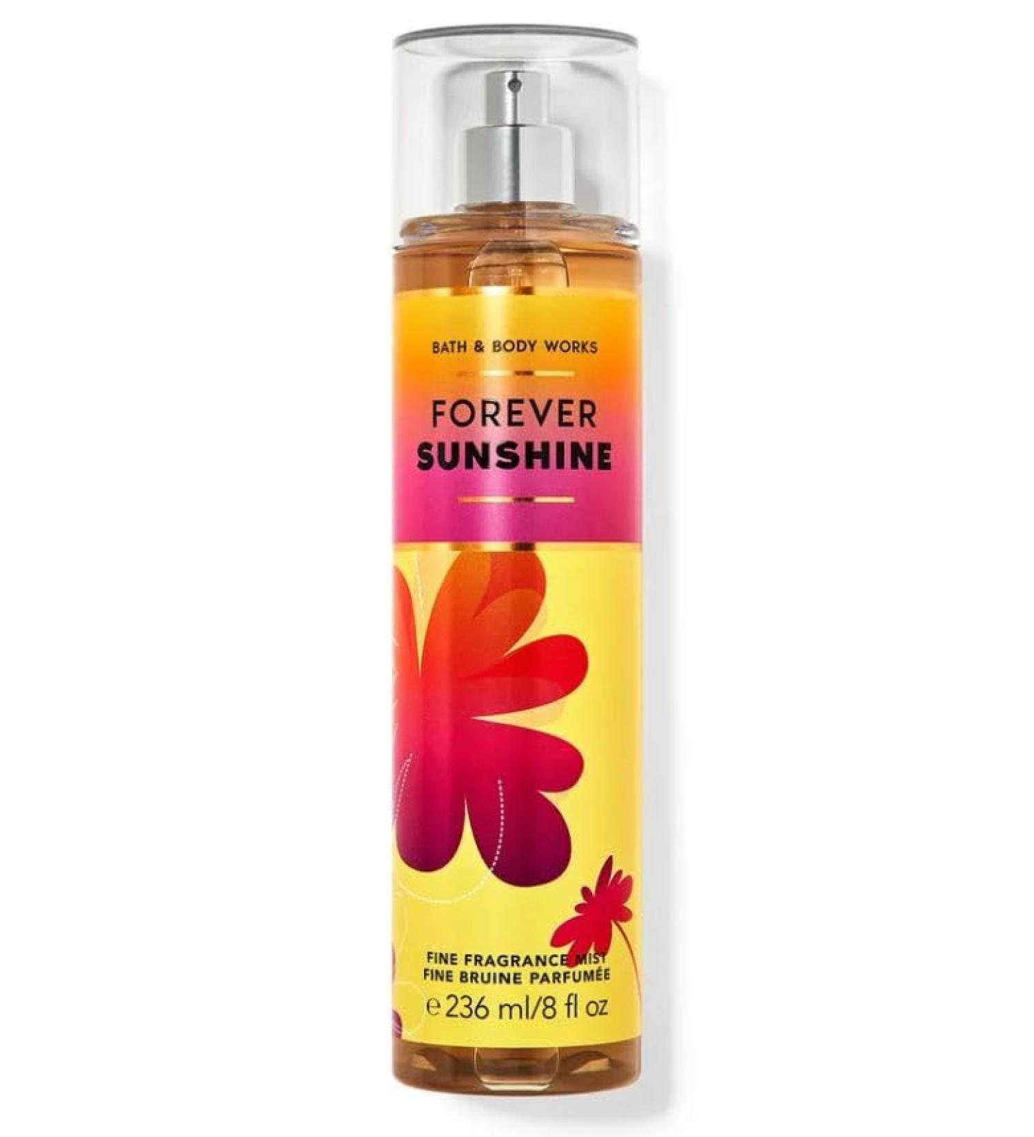 Bath and Body Forever Sunshine Fine Fragrance Mist | 8 Fl Oz