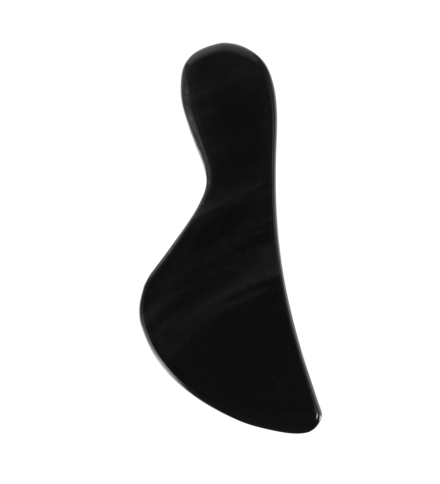 Healeeved 3-Part Gua Sha Set - Black Nitrile Scrapers for Muscle Relief - Natural Health Massage Tool (3pcs 11x4.2cm) - Buy Online on GoSupps.com