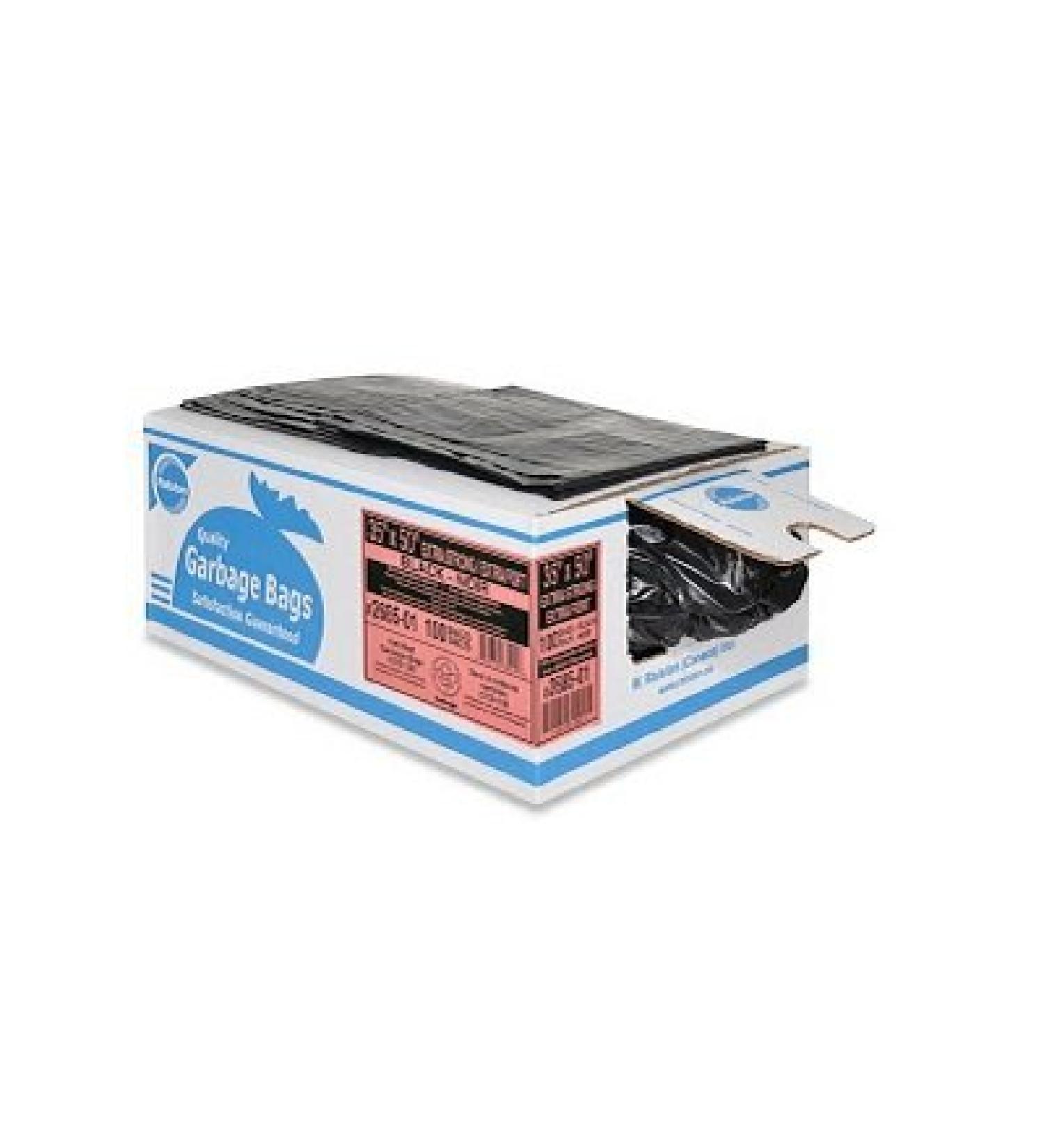 Bags-Garbage 42X48 Black Strong ECOLOGO Certified