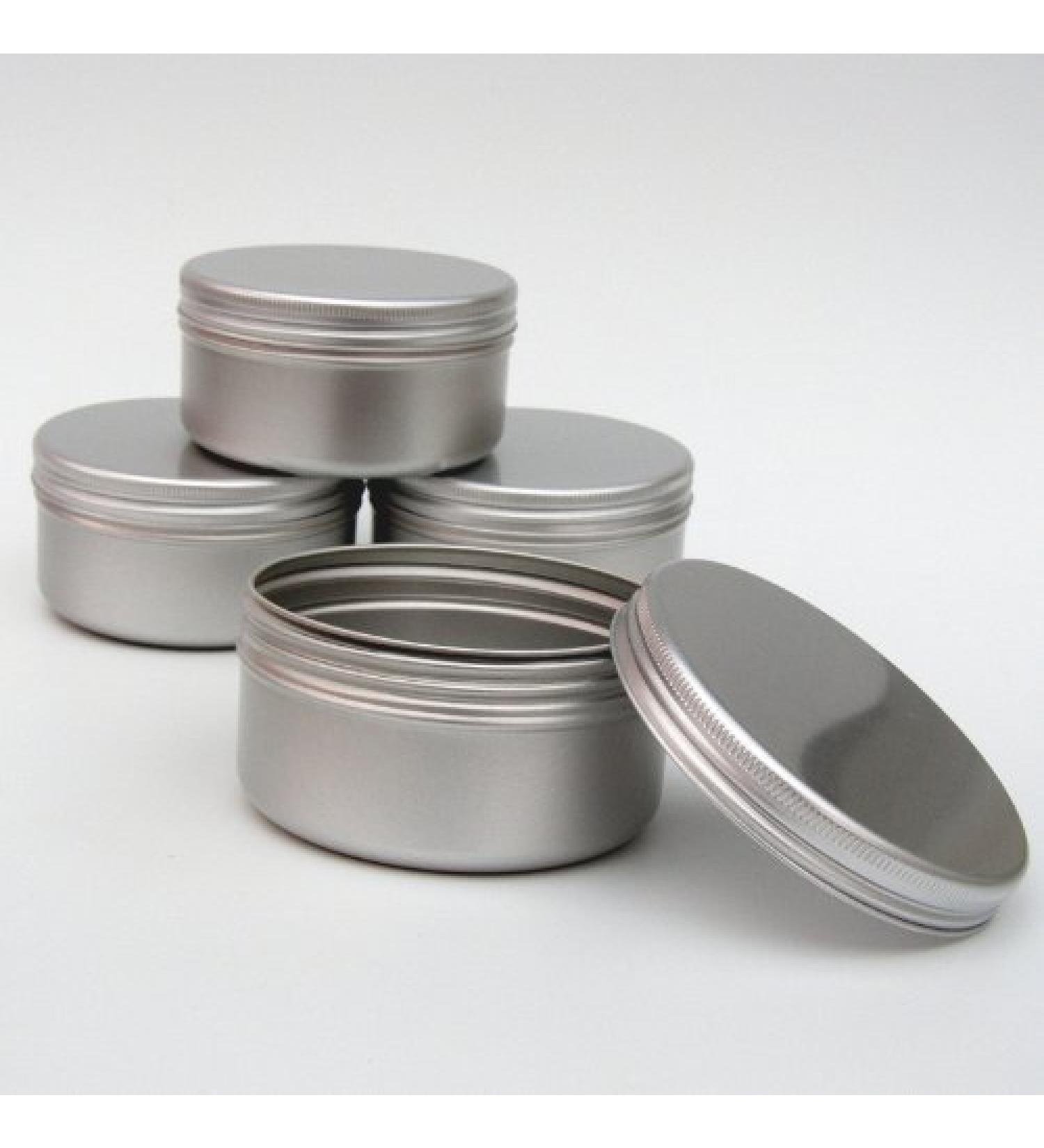 Buy 10 x 100ml Aluminum Makeup Candle Pots | Empty Large Cosmetic & Spice Containers | Ideal for Hair Products & Sweet Storage - Buy Online on GoSupps.com