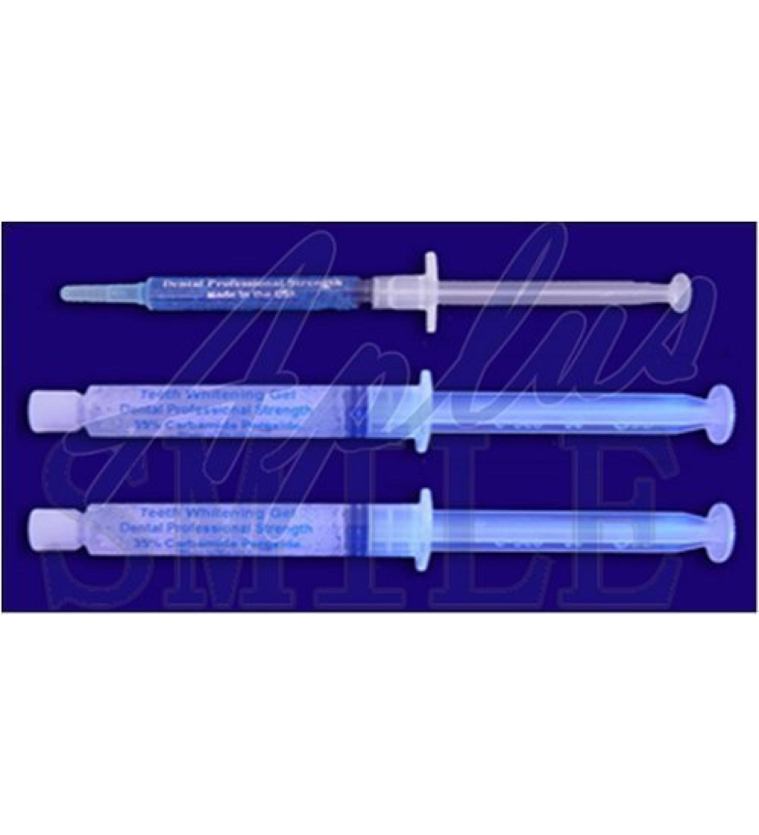 Instant White Smile 36% Carbamide Peroxide Teeth Whitening Gel - 20cc Syringes with Remineralization Gel - Buy Online on GoSupps.com