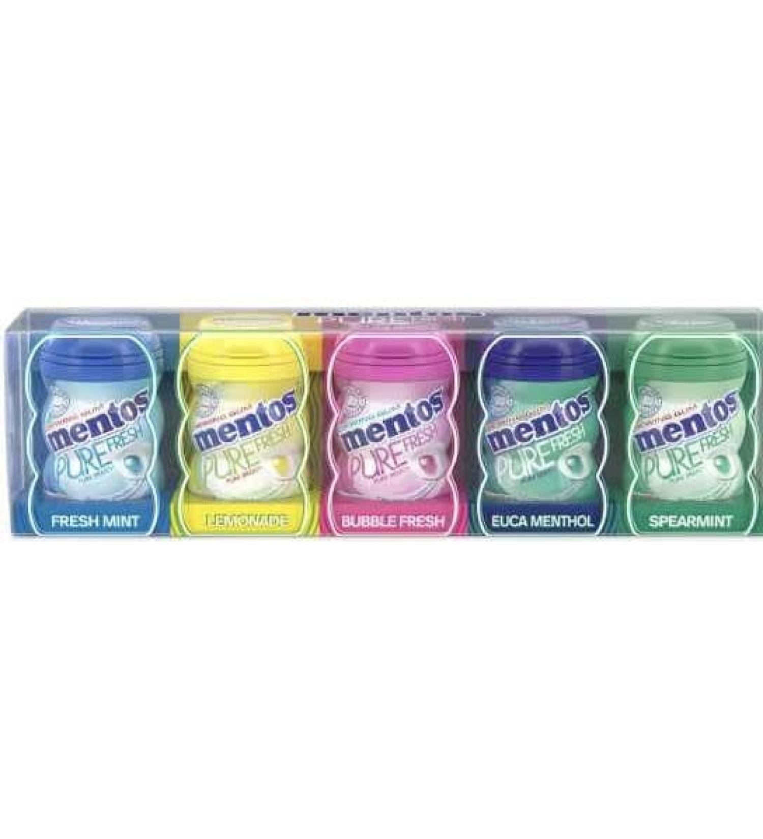 MENTOS Mentos 2 Pack 5 Mini Bottles Each 20g Bottle 2 Pack of 200g Total