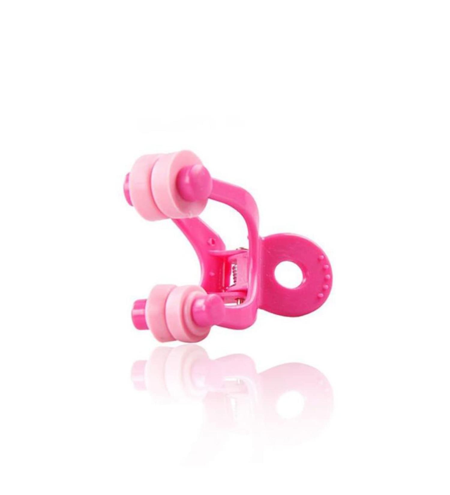 Angoily Nose Straightening Clip & Slimming Tool | Double-Effect Nose Shaping & Blow Dryer Stand | Cow Ears Headband - Pink - Buy Online on GoSupps.com