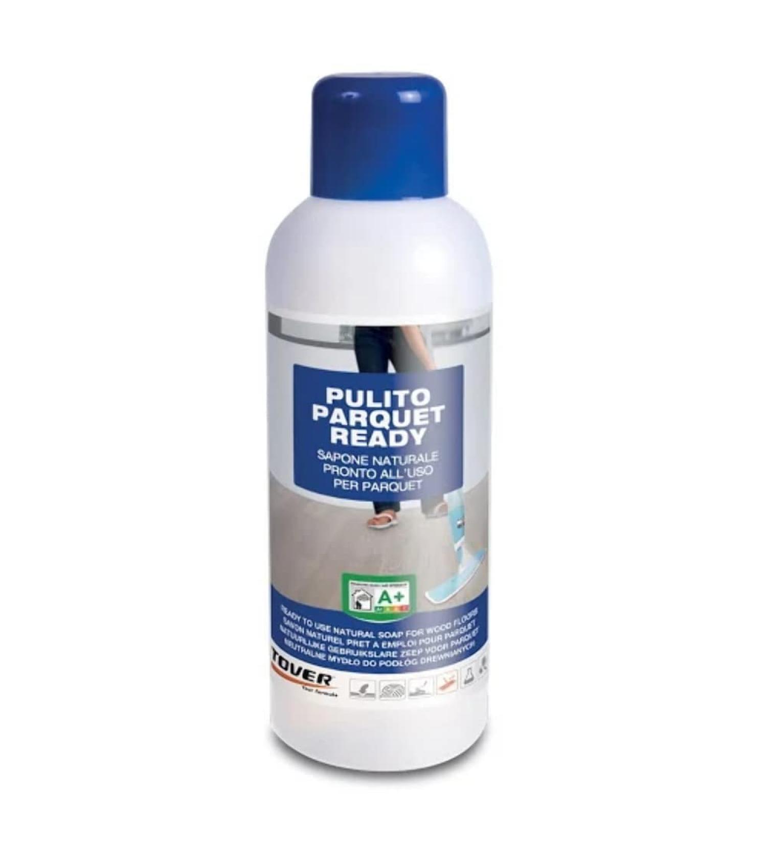 Parquet Ready Cleaner 1 L Natural Soap with Wax pH Neutral Cleans and Protects