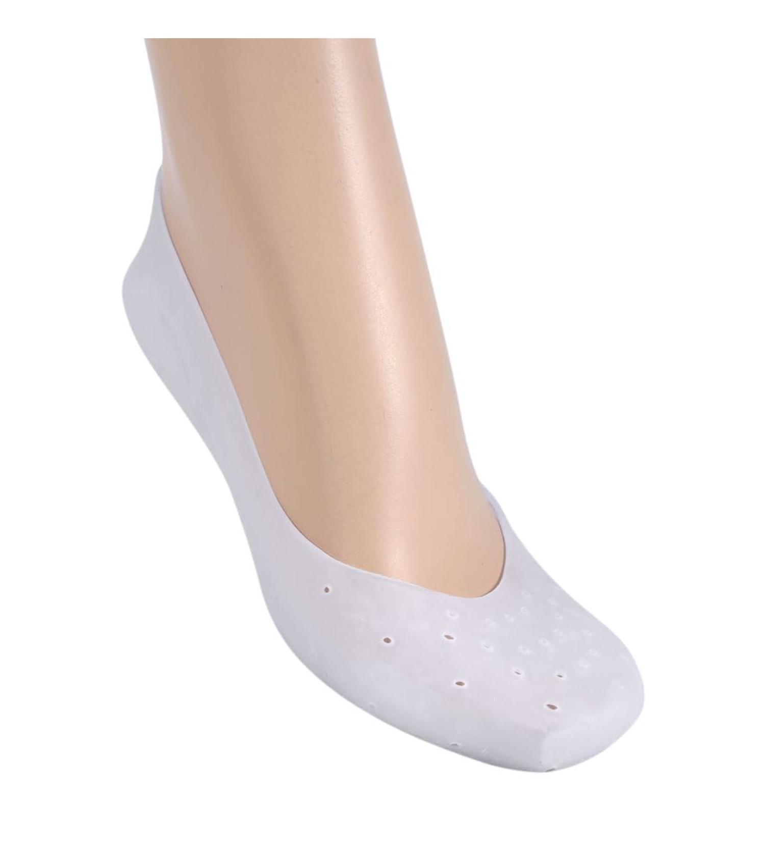 Gel Socks Lightweight Protector Socks Silicone Gel Moisturizing Socks for Feet(Large) - Buy Online on GoSupps.com