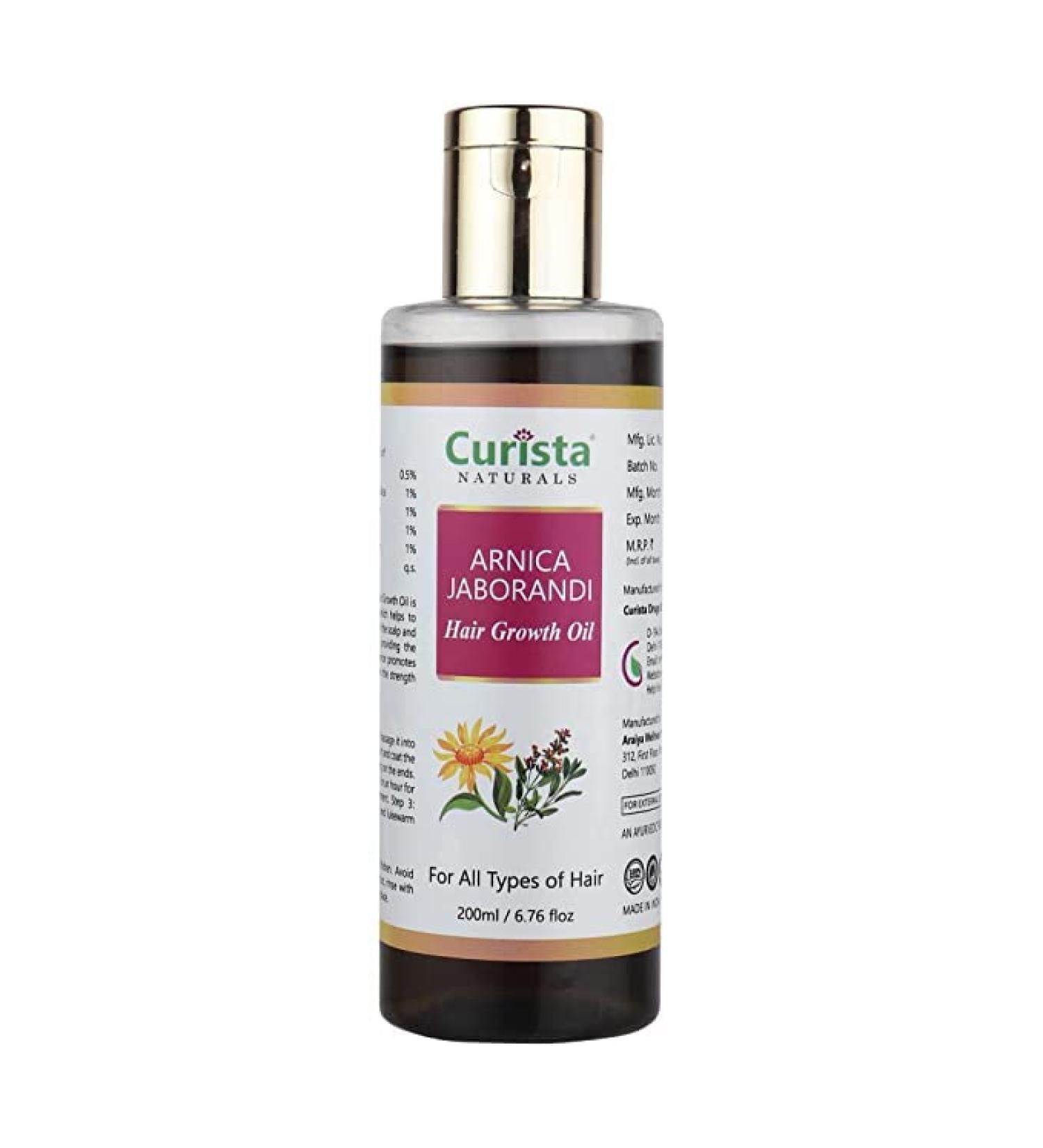 Buy Arnica - Jaborandi Hair Growth Oil | Strong & Shiny Hair | International Shipping Available - Buy Online on GoSupps.com