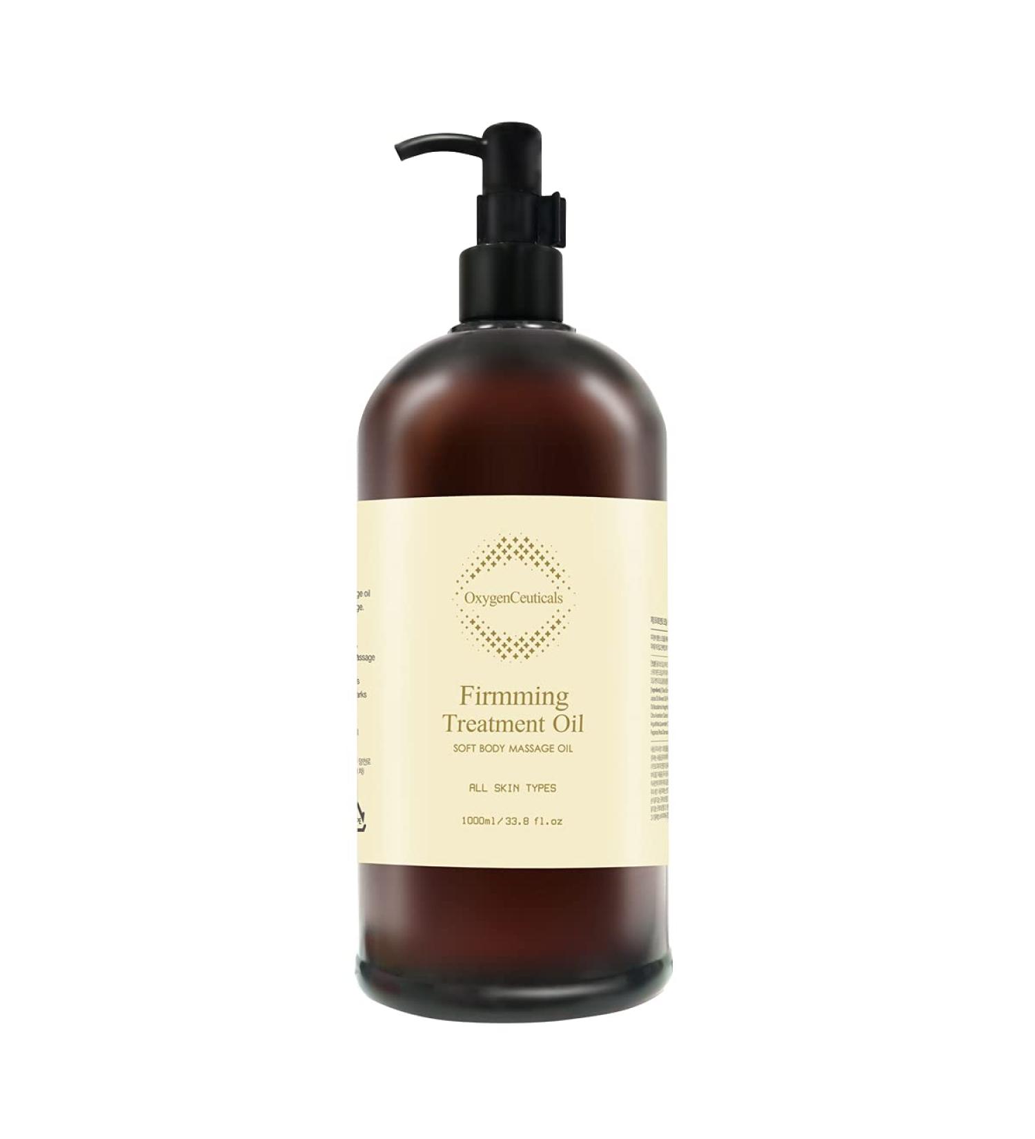 OxygenCeuticals Firming Treatment Oil 1000ml (33.8 fl oz) Professional Body Massage Oil with Botanical Extracts for Skin Tightening & Deep Hydration - Buy Online on GoSupps.com