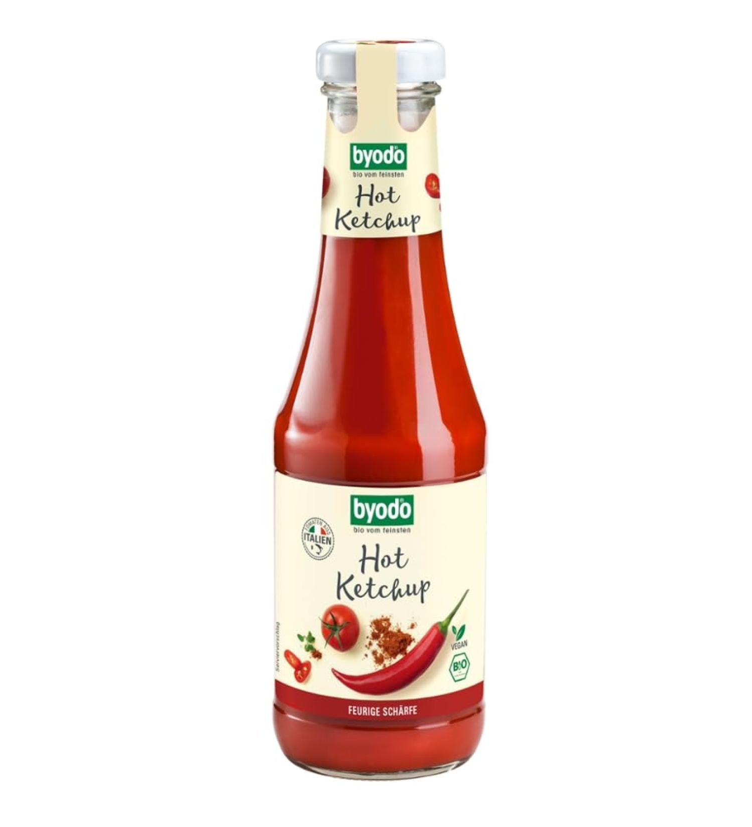  ByoDo Byodo Bio Hot Ketchup 500 ml (2 x 500 ml) - Buy Online on GoSupps.com
