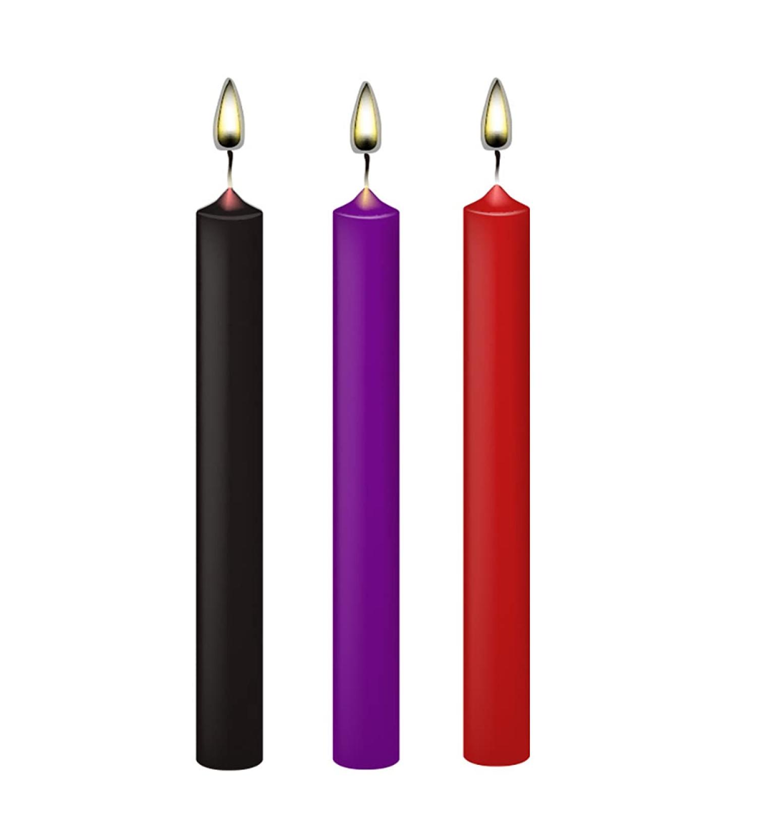 Romantic Low Temperature Wax Play Candles for Couples - Perfect for Lovers, Weddings & Intimate Moments - Buy Online on GoSupps.com