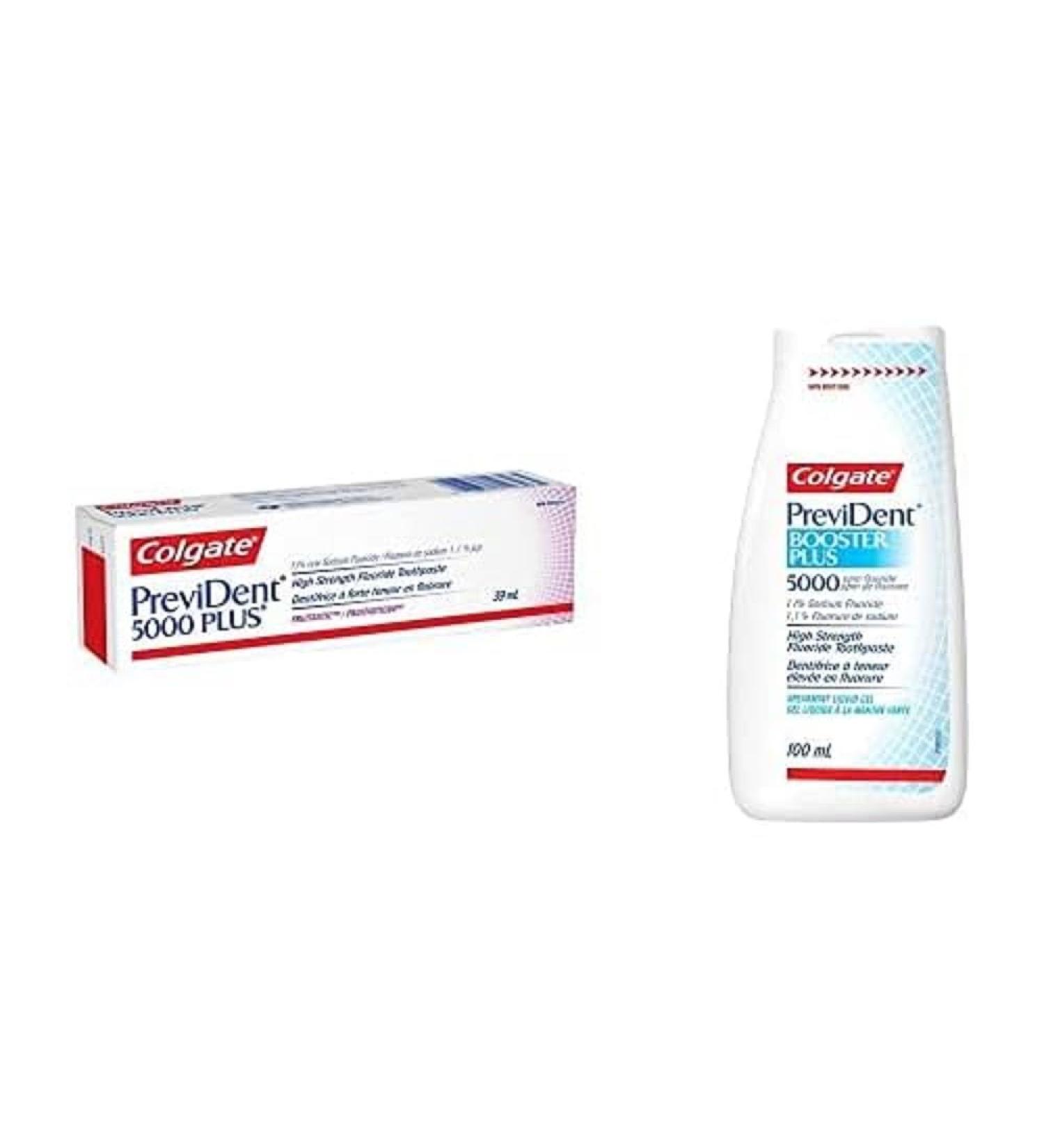Colgate PreviDent5000 PLUS Toothpaste 39 mL + Colgate PreviDent 5000ppm Booster Plus Toothpaste Spearmint 100 mL