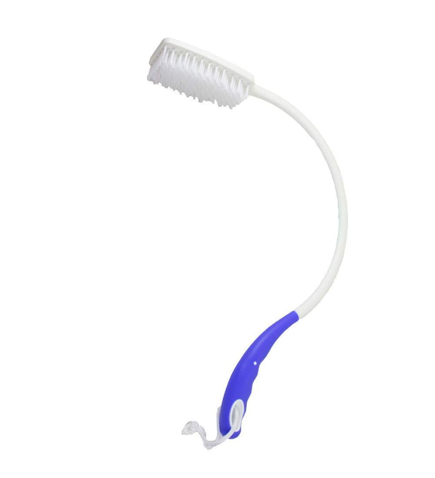 Buy Mobiclinic Curved Back Brush - White-Blue | Best International Shipping & Quality Care - Buy Online on GoSupps.com