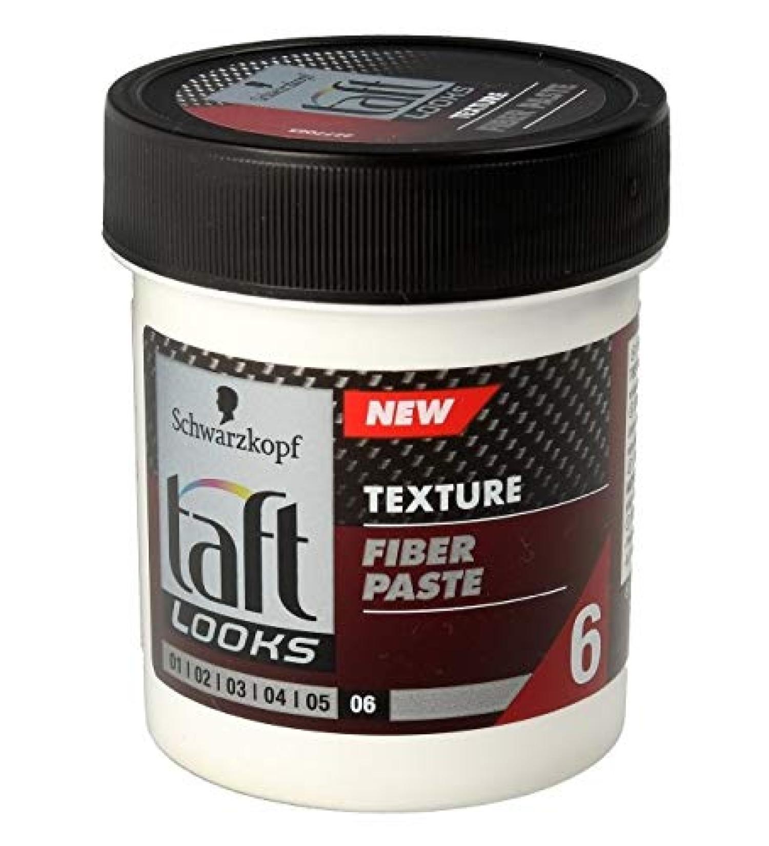 Schwarzkopf Taft Looks Carbon Force Texturizing Fiber Paste 130 ml / 4.3 oz