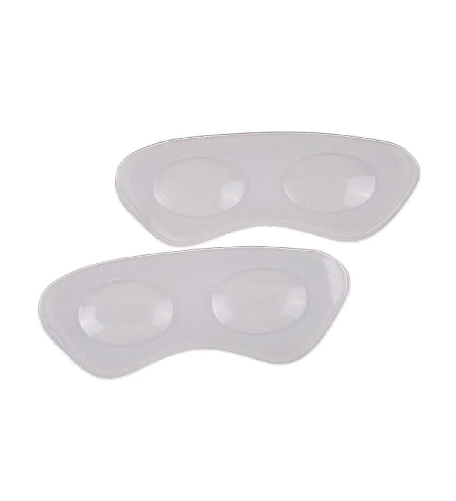 Buy Heel Cushion Pads GEL Inserts for Men - Thick Anti-Wear Foot Comfort for Plantar Fasciitis & Cracked Heels | Medium Size Clear - International Shipping Available - Buy Online on GoSupps.com