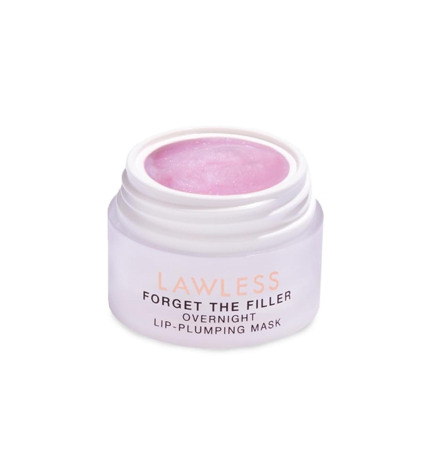 LAWLESS Women's Forget The Filler Overnight Lip Plumping - Sweet Daisy Pink 0.28oz | Shop Internationally for Lip Care - Buy Online on GoSupps.com
