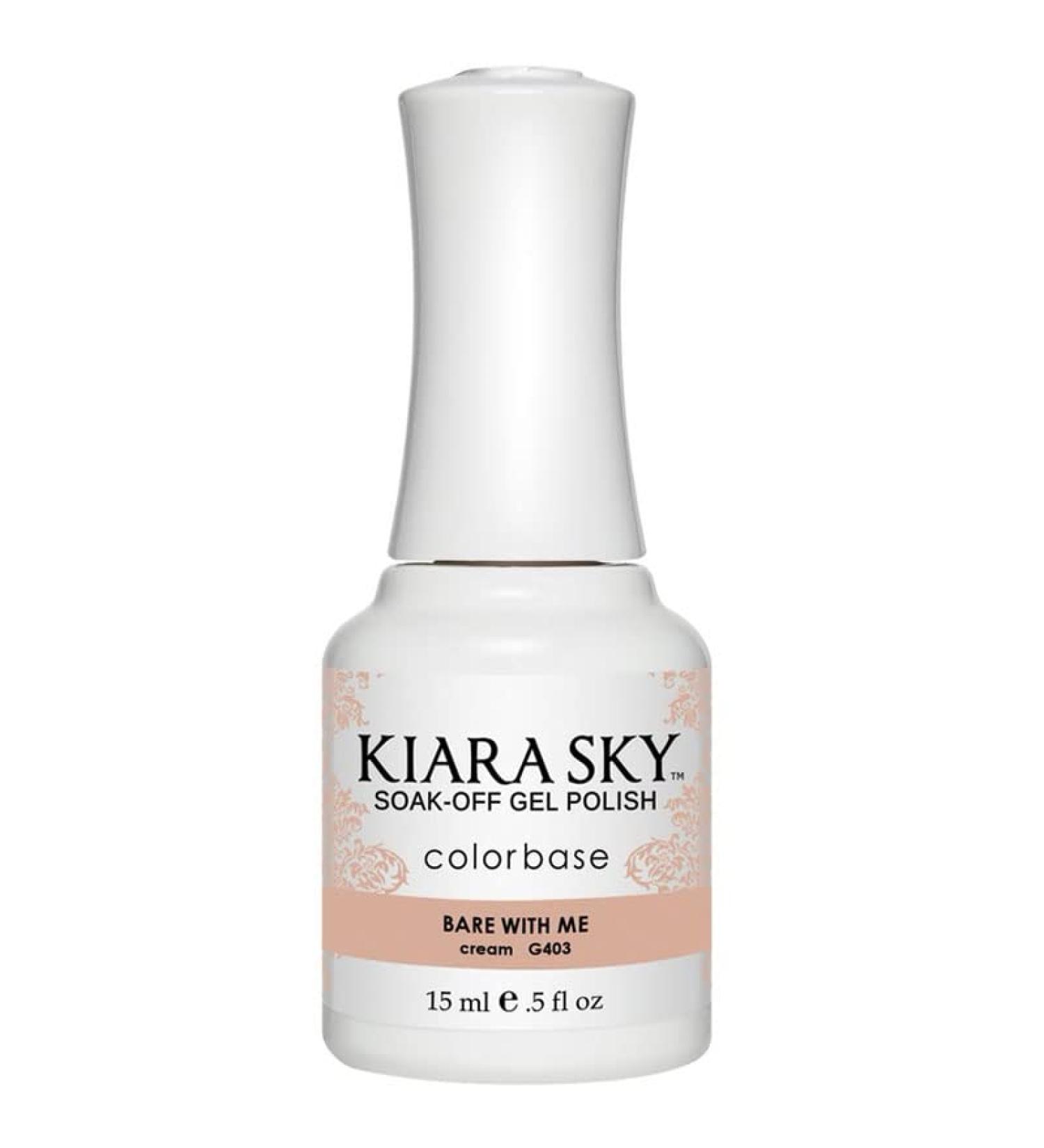 Kiara Sky Bare With Me Gel Polish + Nail Lacquer Set - Buy Online on GoSupps.com
